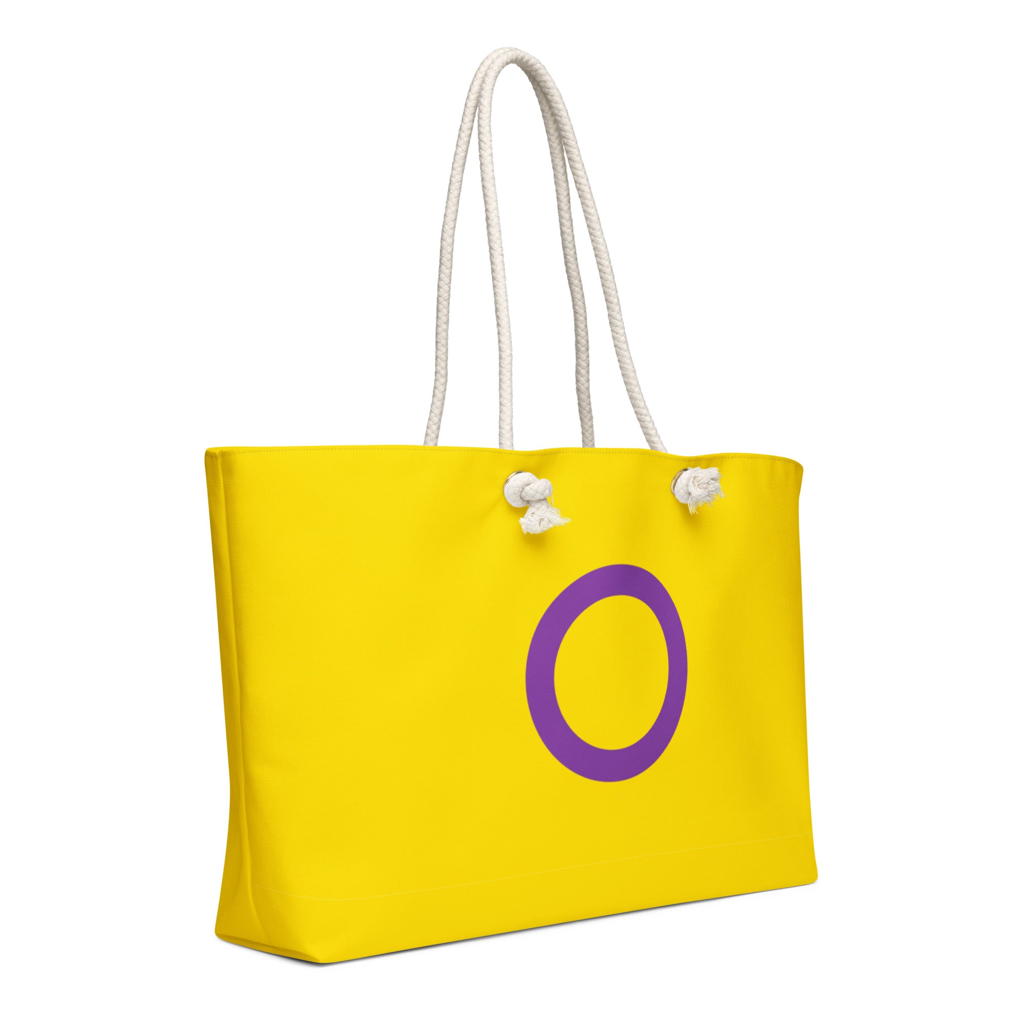 Oversized weekender bag Intersex Flag