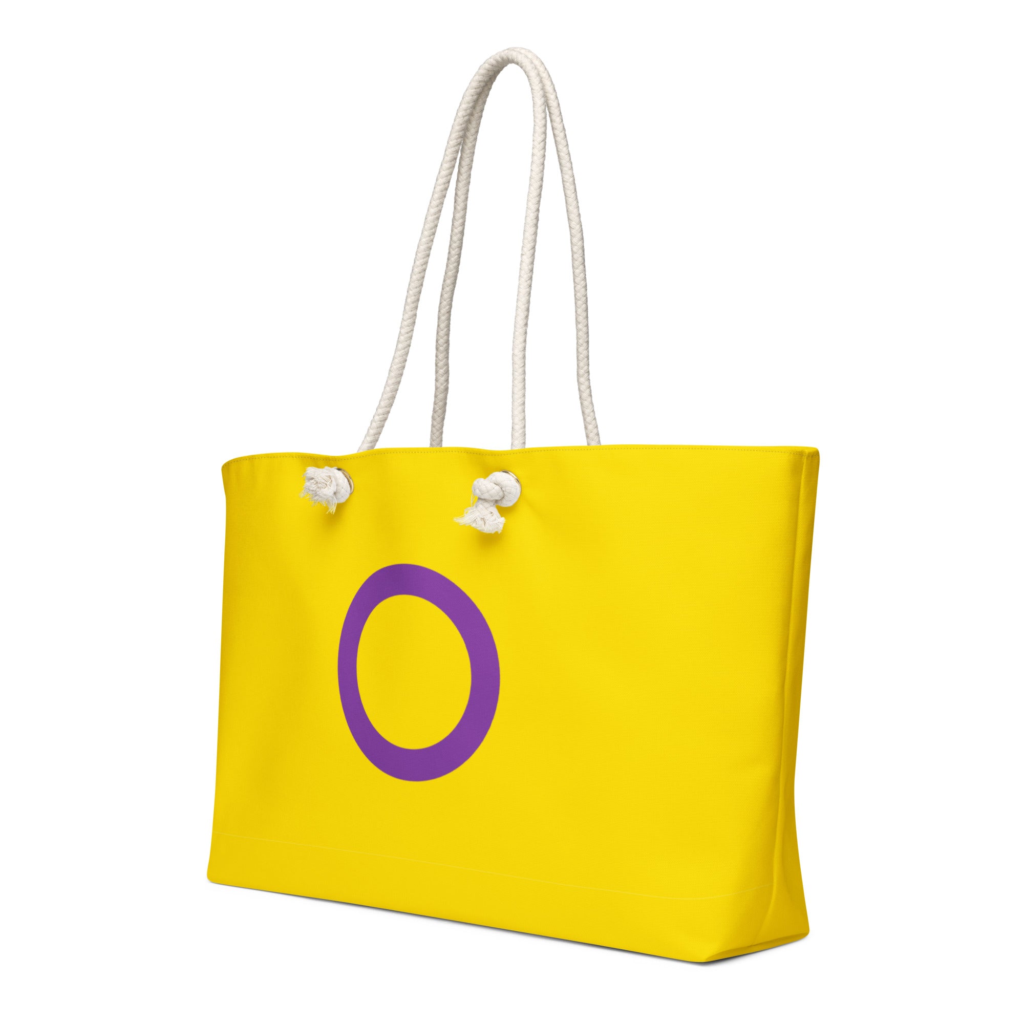 Oversized weekender bag Intersex Flag
