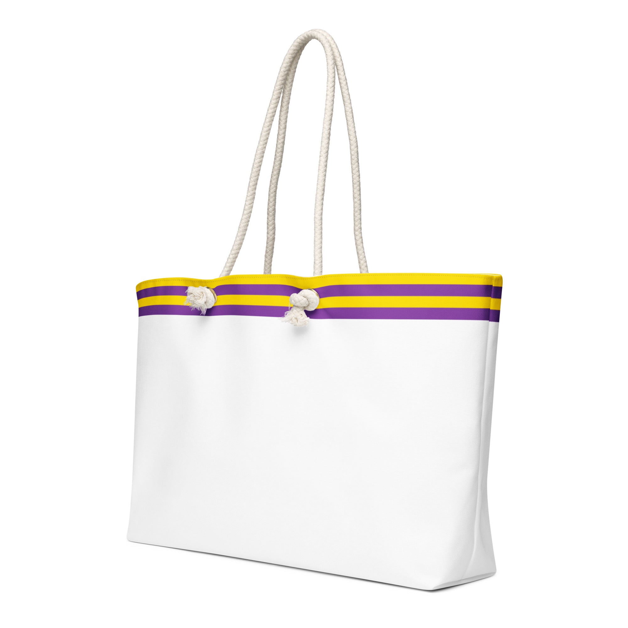 Oversized weekender bag Intersex Flag Stripe