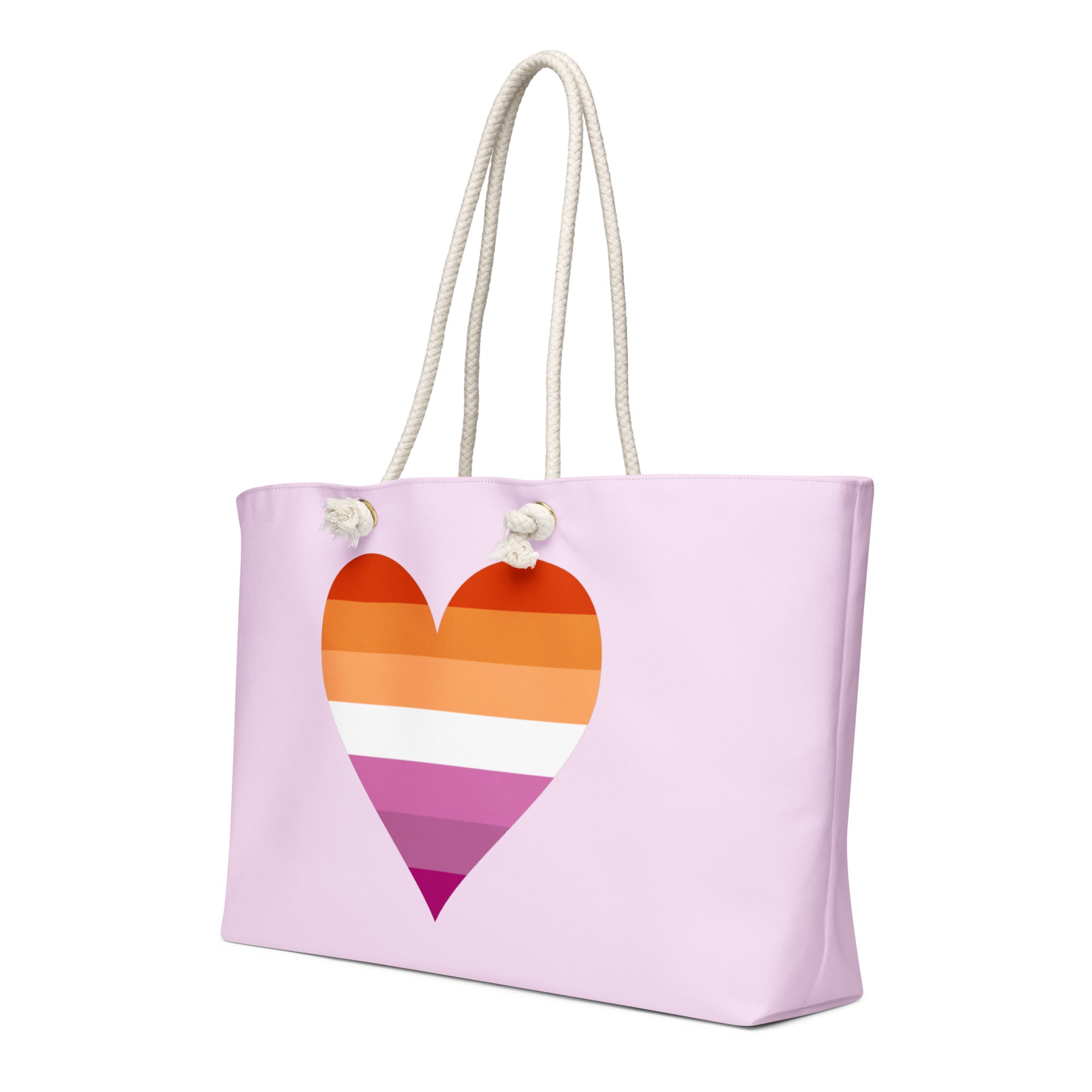 Oversized weekender bag Lesbian Heart