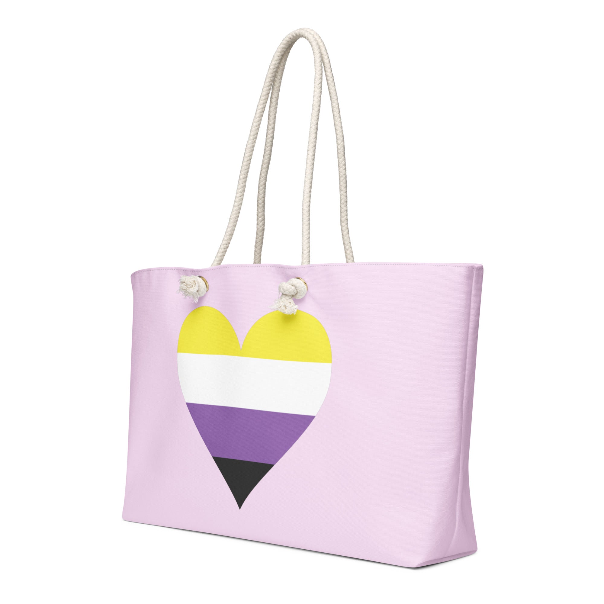 Oversized weekender bag Non Binary Heart