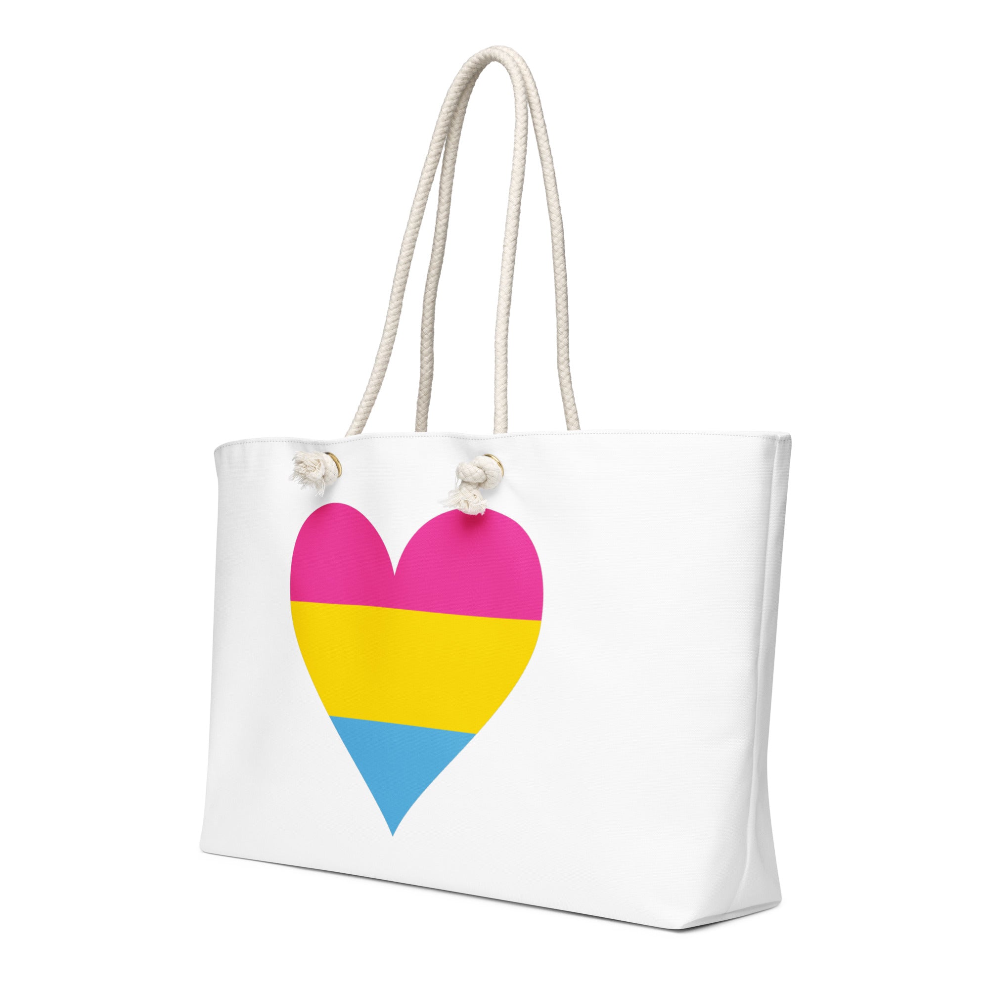 Oversized weekender bag Pansexual Heart