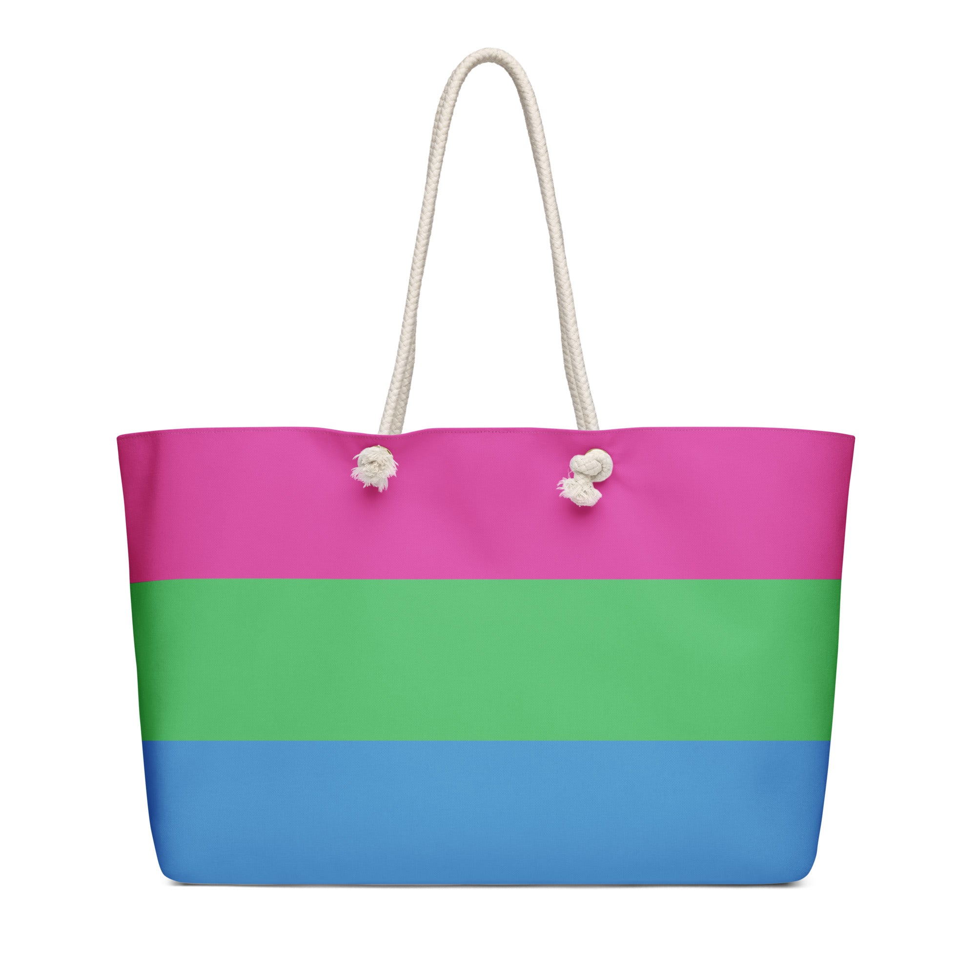 Oversized weekender bag Polysexual Flag
