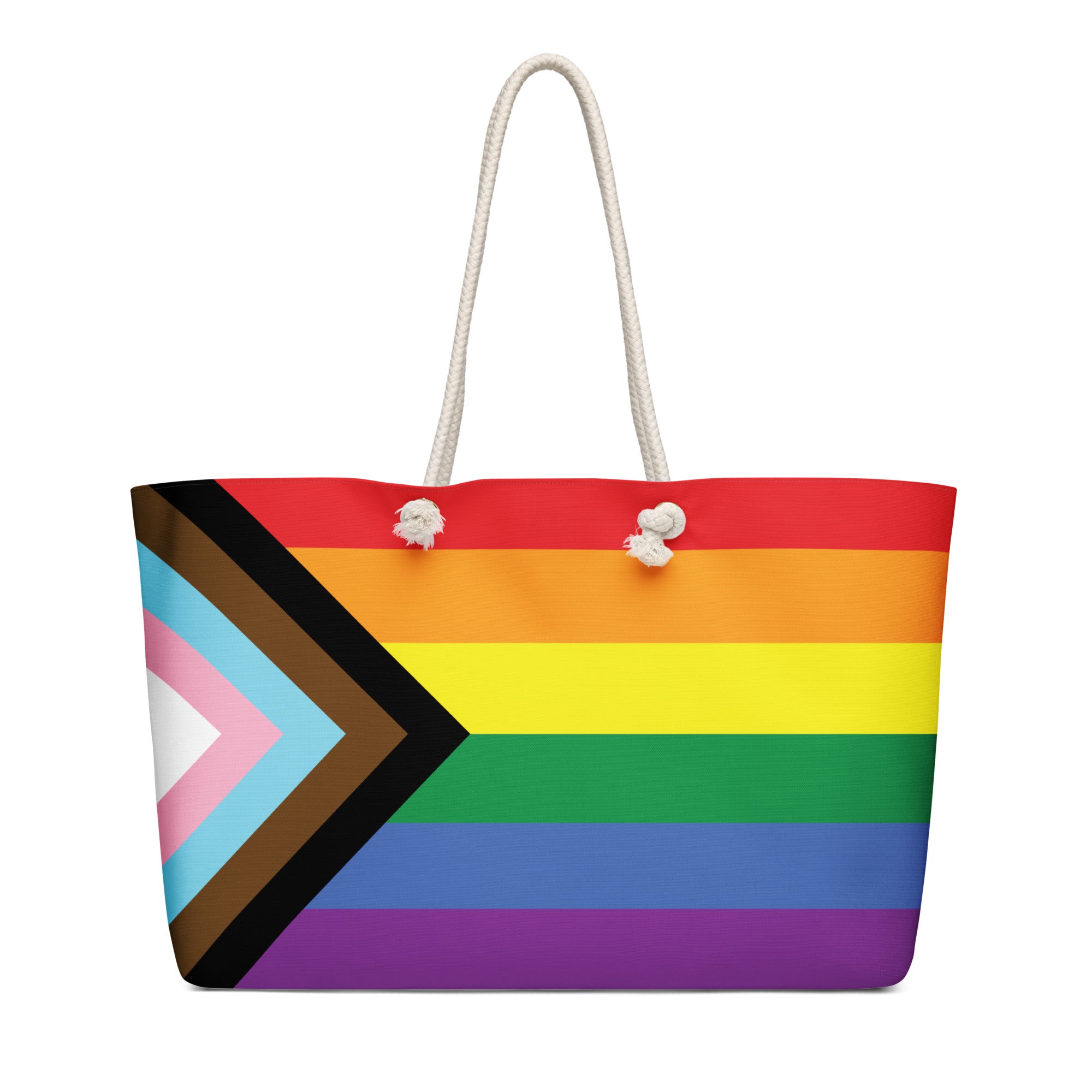 Oversized weekender bag Progress Pride Flag