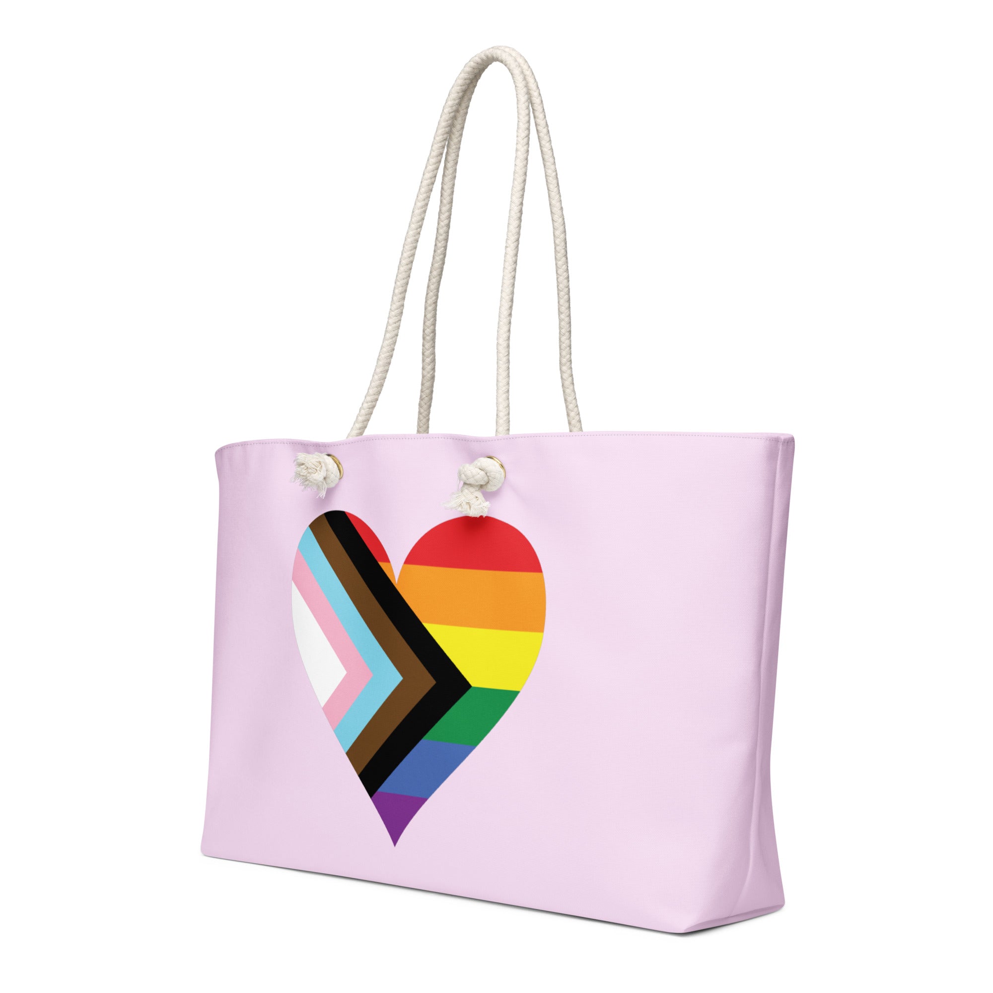 Oversized weekender bag Progress Pride Heart