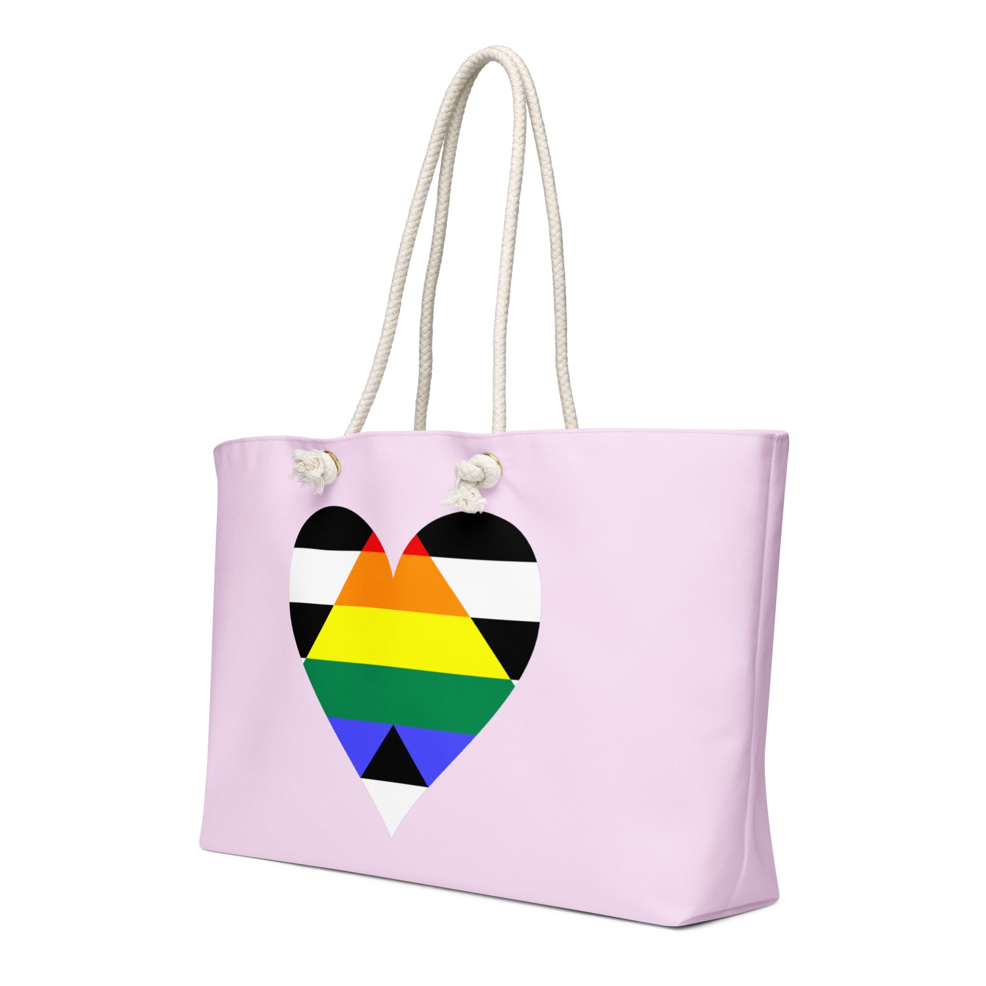 Oversized weekender bag Straight Ally Heart