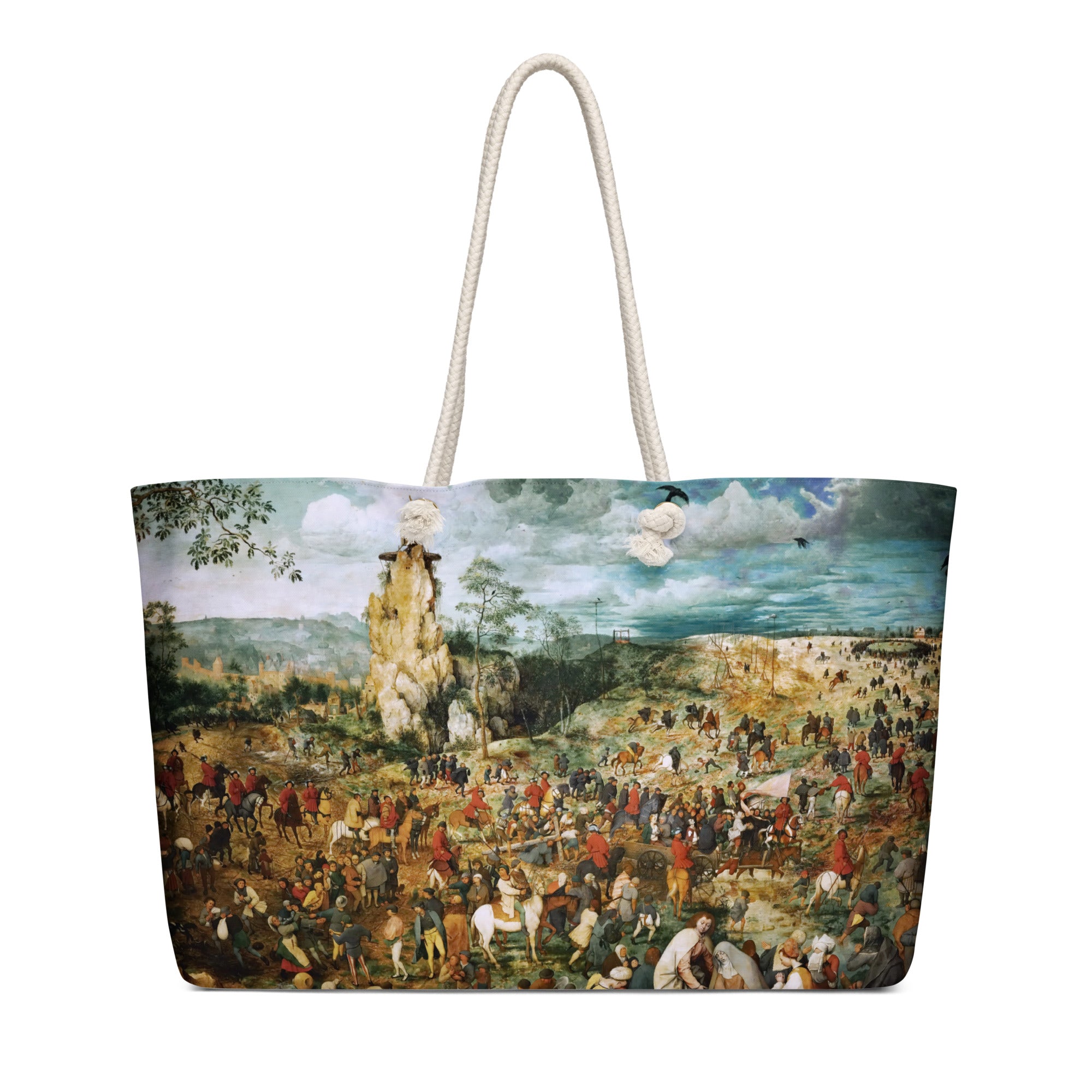 Oversized weekender bag The Procession to Calvary