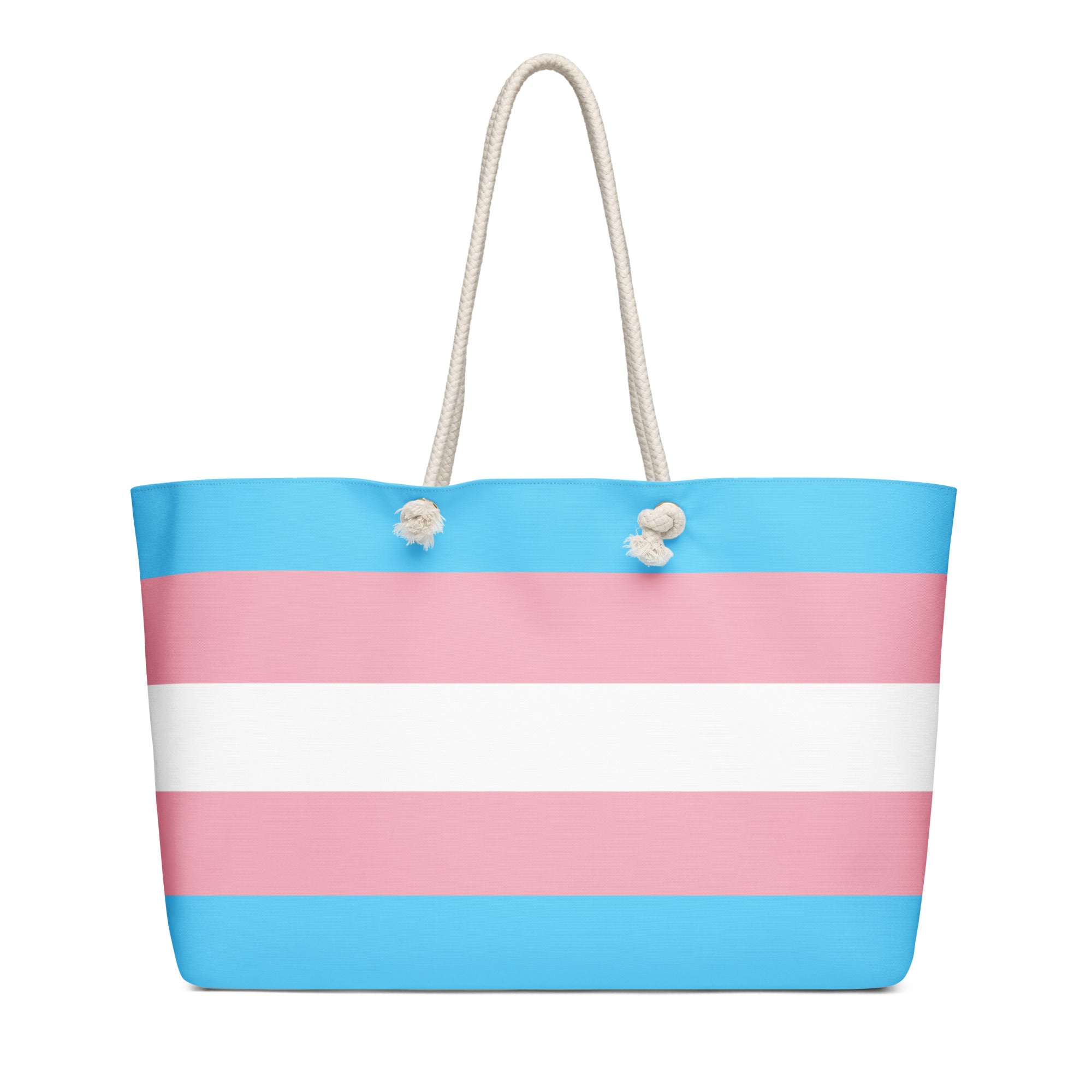 Oversized weekender bag Transgender Flag