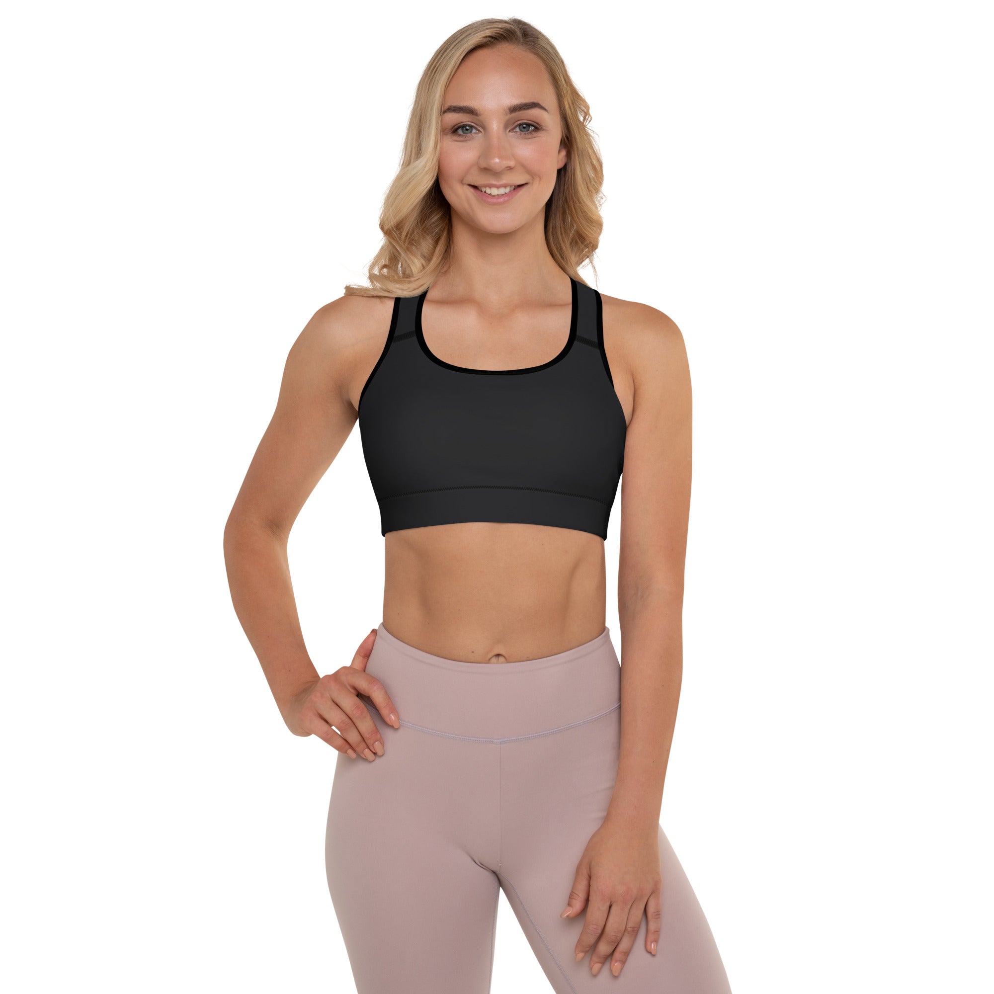 Padded Sports Bra Black