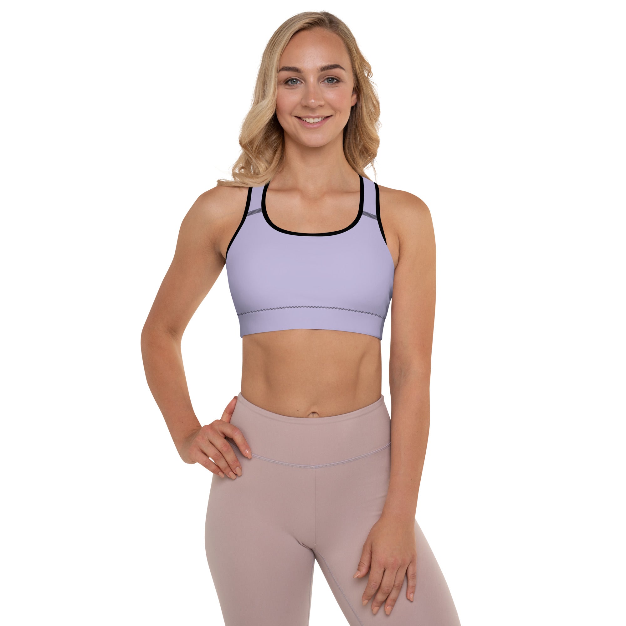 Padded Sports Bra Lavender