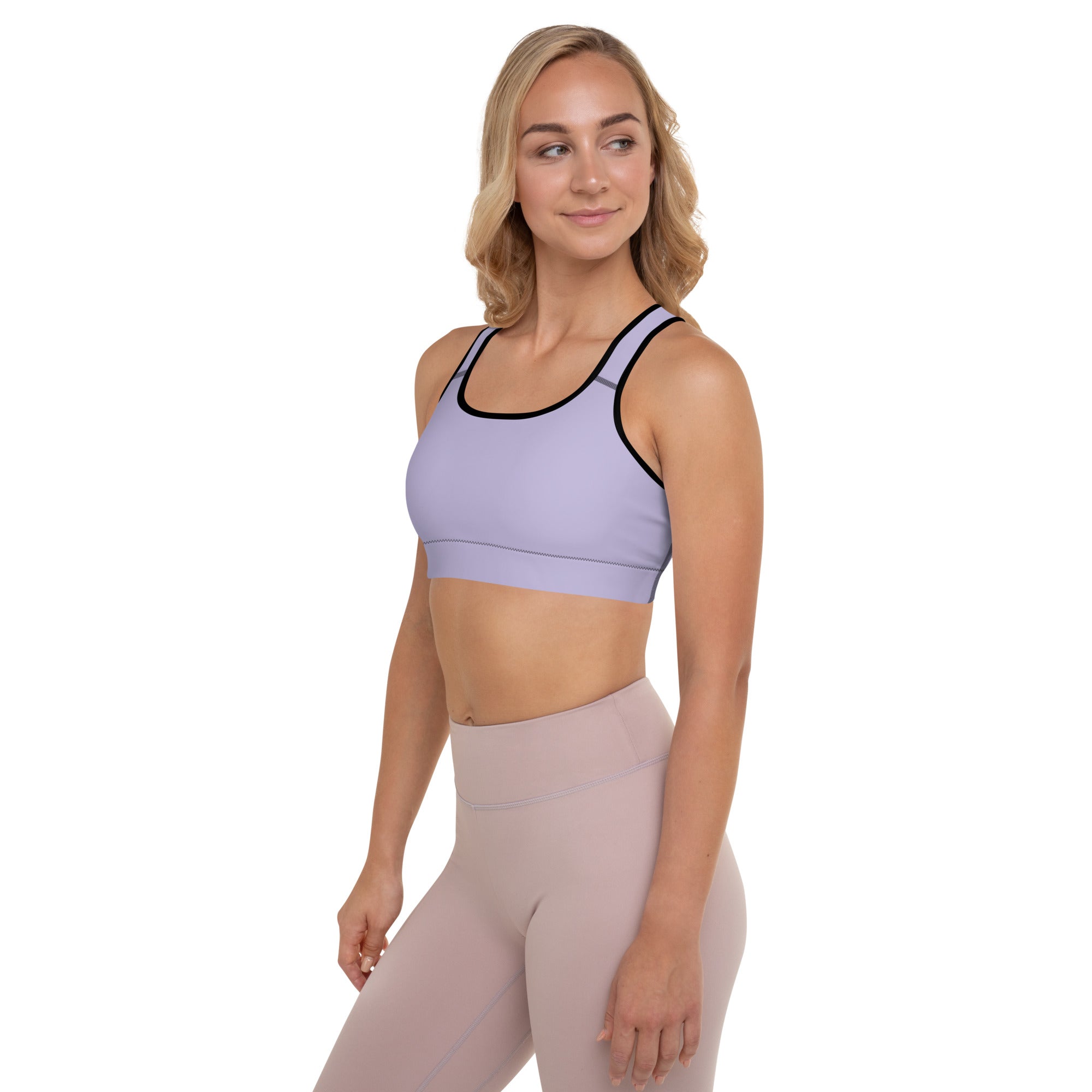 Padded Sports Bra Lavender