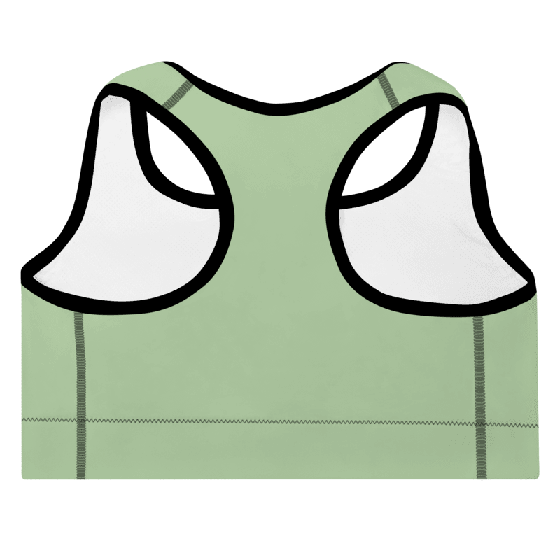 Padded Sports Bra Light Green