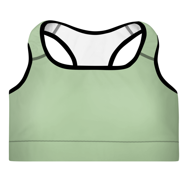 Padded Sports Bra Light Green