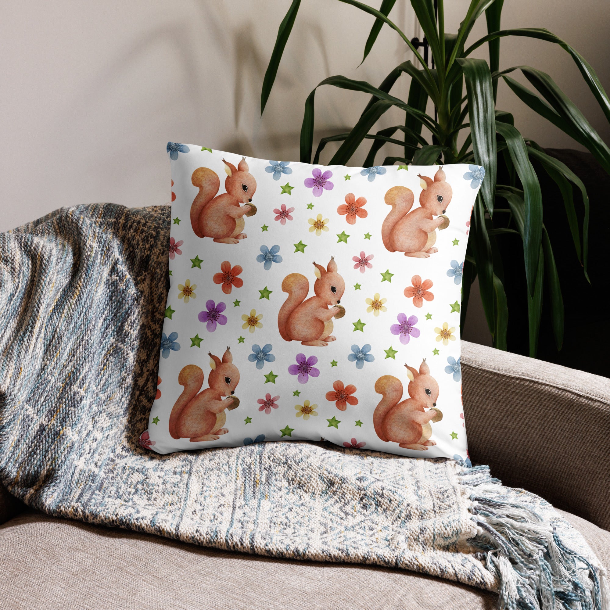 Pillow Case Squirrels