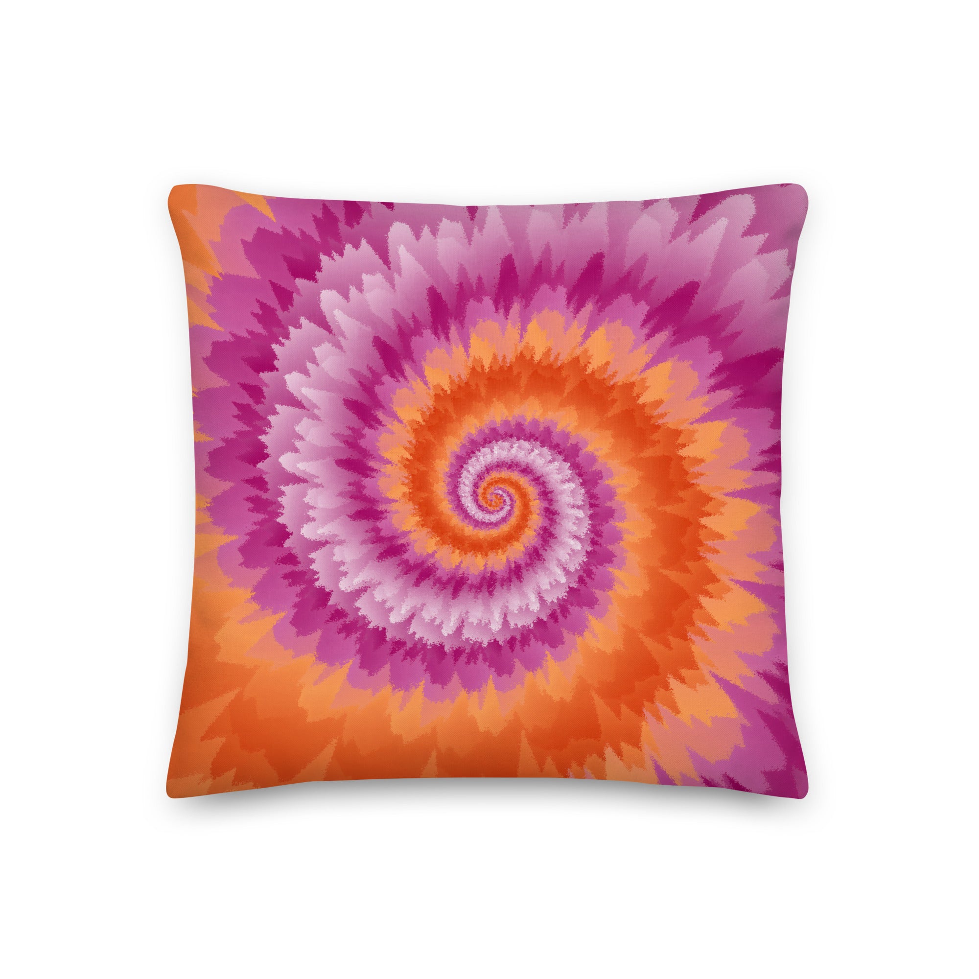 Premium Pillow Tie Dye Spiral Lesbian