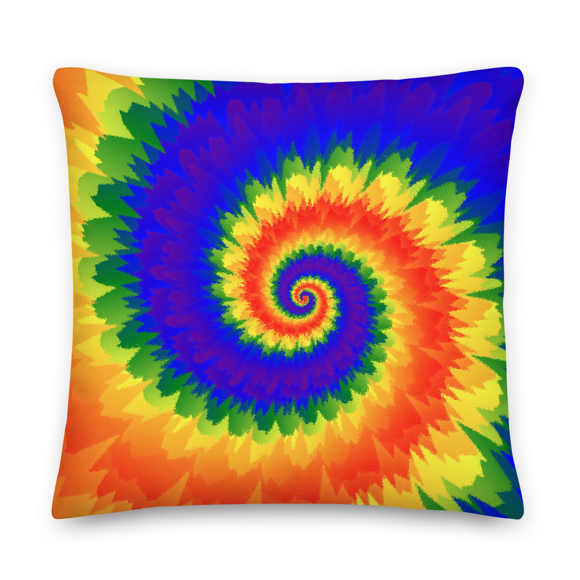 Premium Pillow Tie Dye Spiral LGBTQ