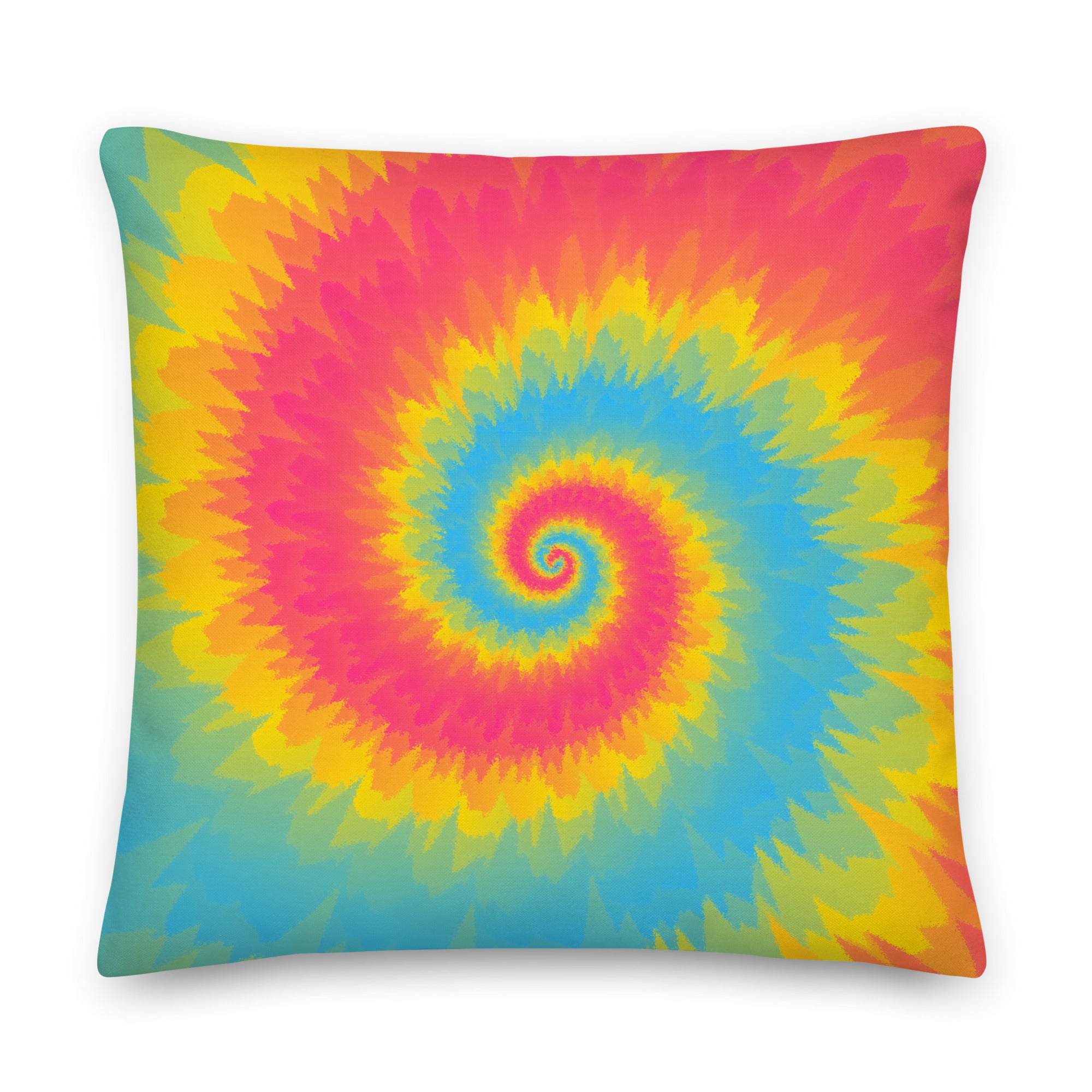 Premium Pillow Tie Dye Spiral Pansexual