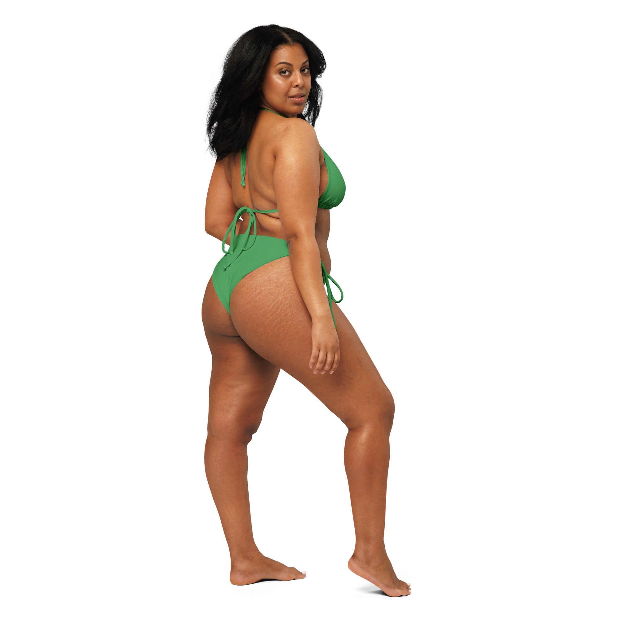 Recycled string bikini Green