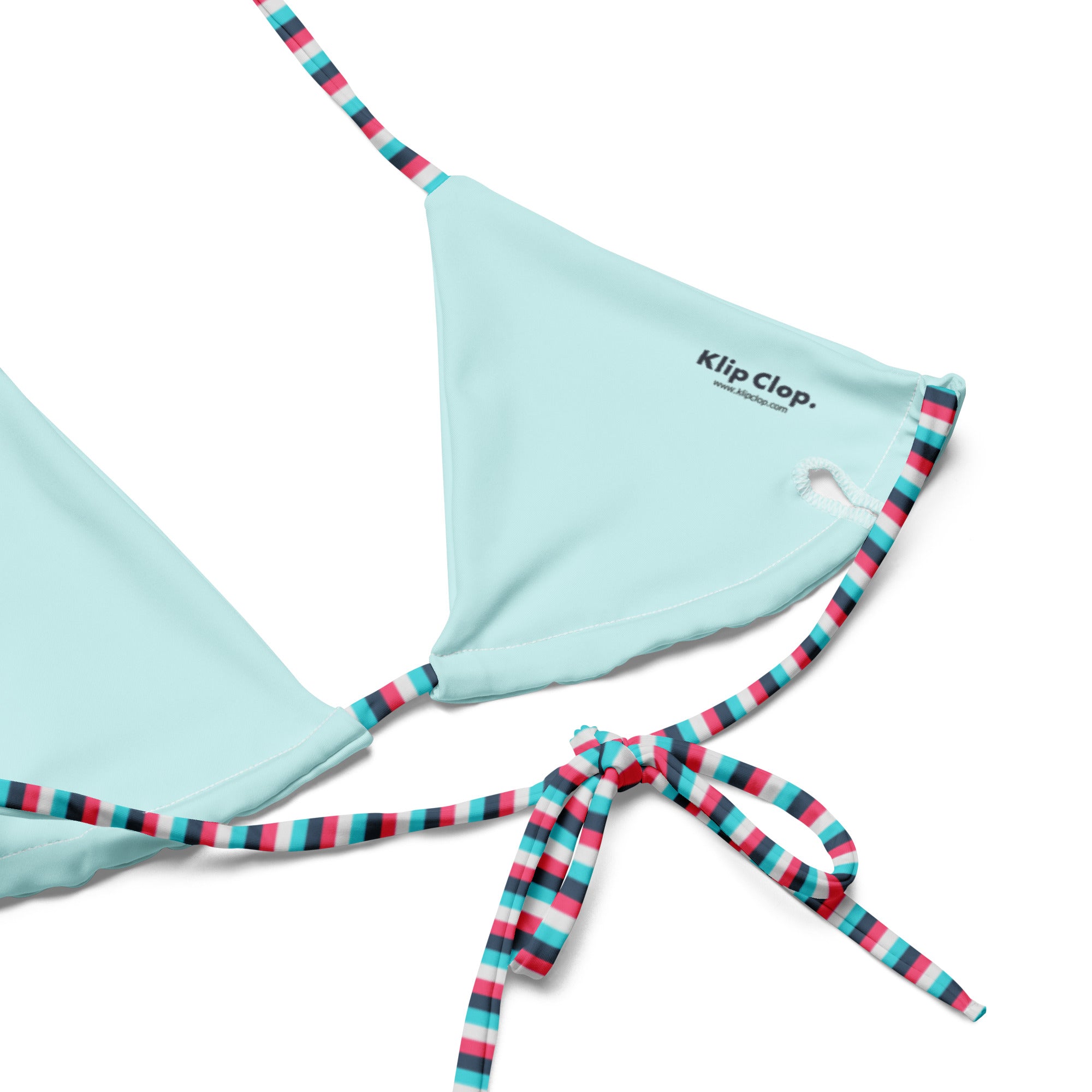 Recycled Colorful Striped String Bikini IV