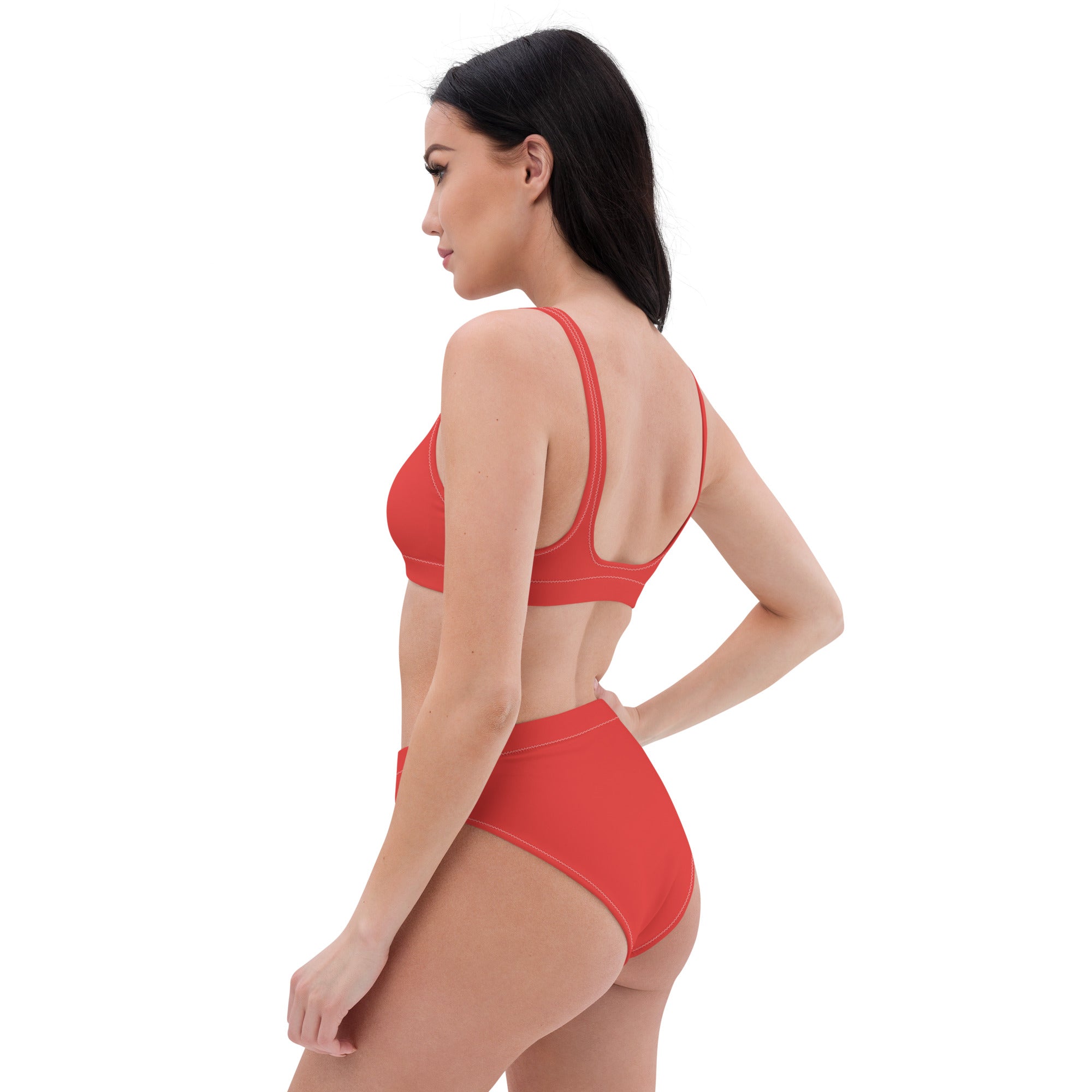 Recycled high waisted bikini Scarlet