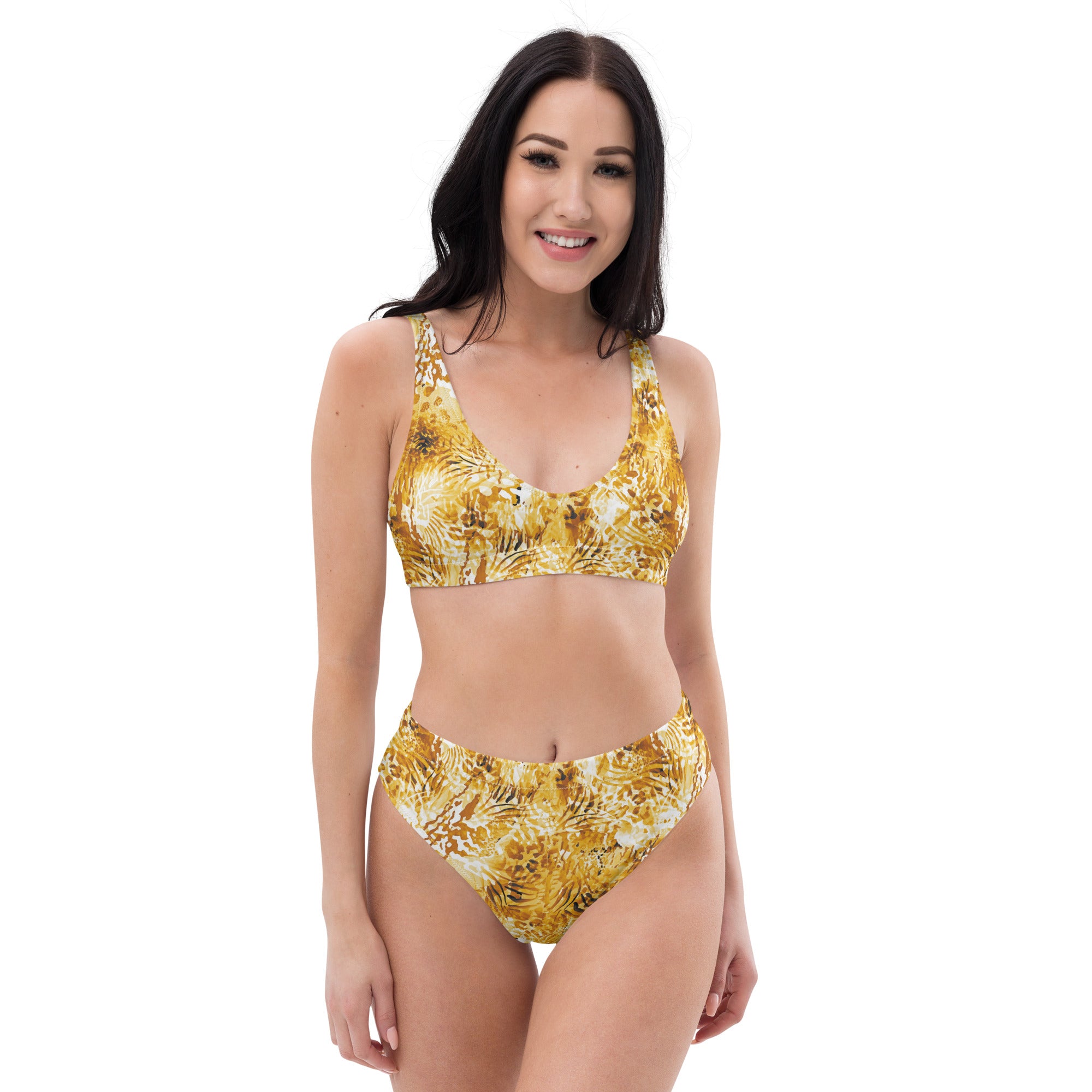 Recycled high waisted bikini Wilderness Design III