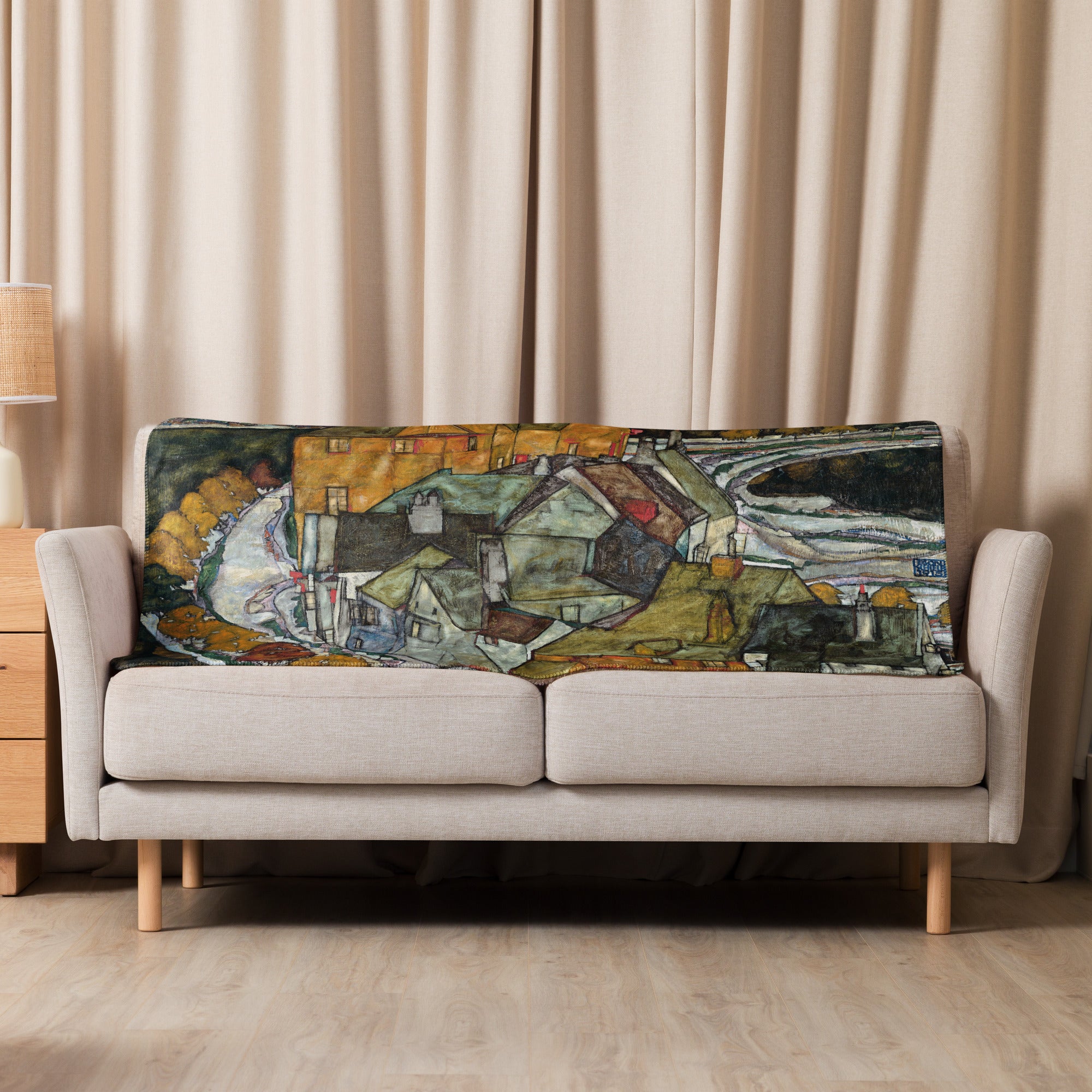 Sherpa blanket Crescent of houses