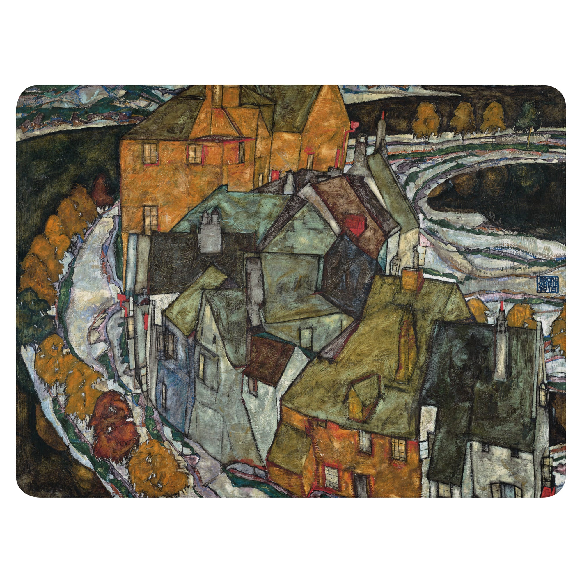 Sherpa blanket Crescent of houses