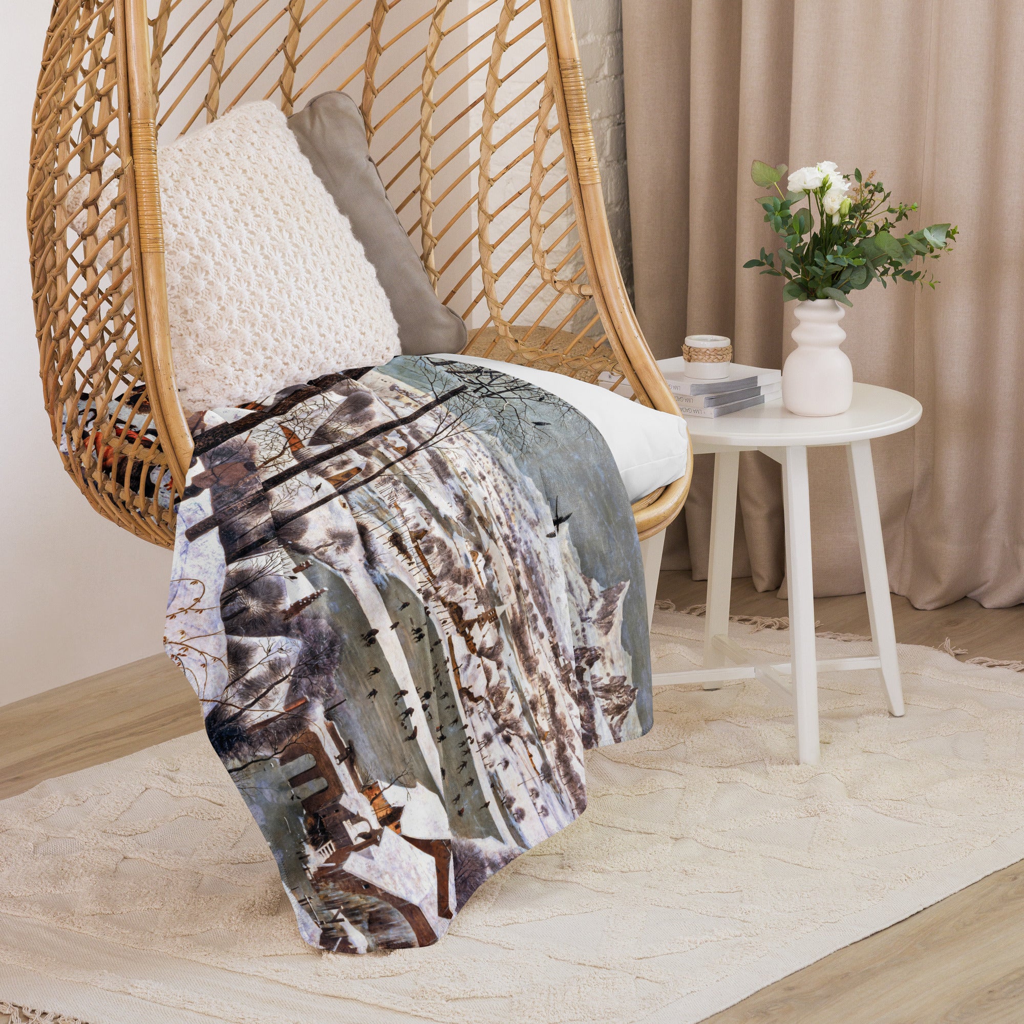 Sherpa blanket Hunters in the Snow