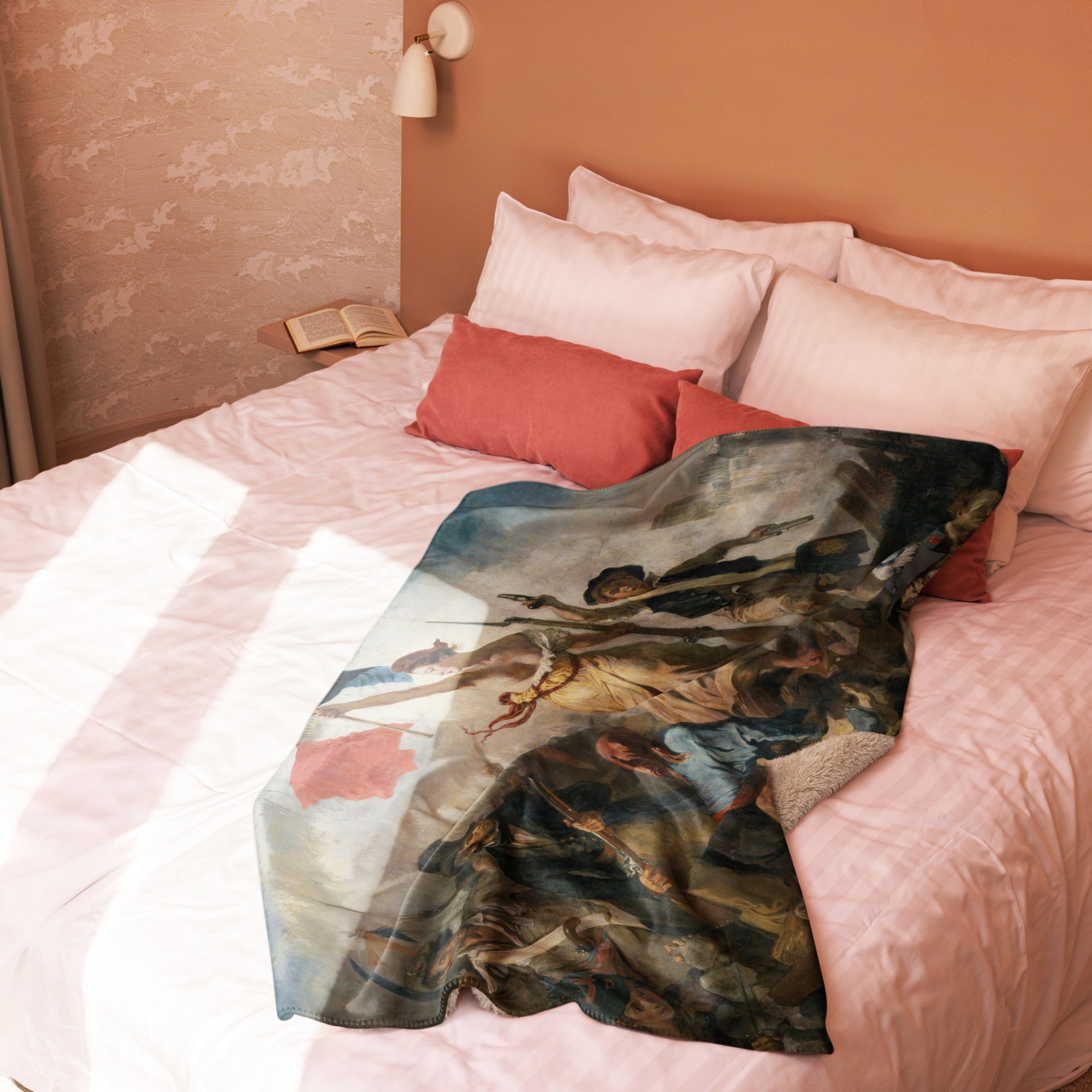 Sherpa blanket Liberty Leading the People