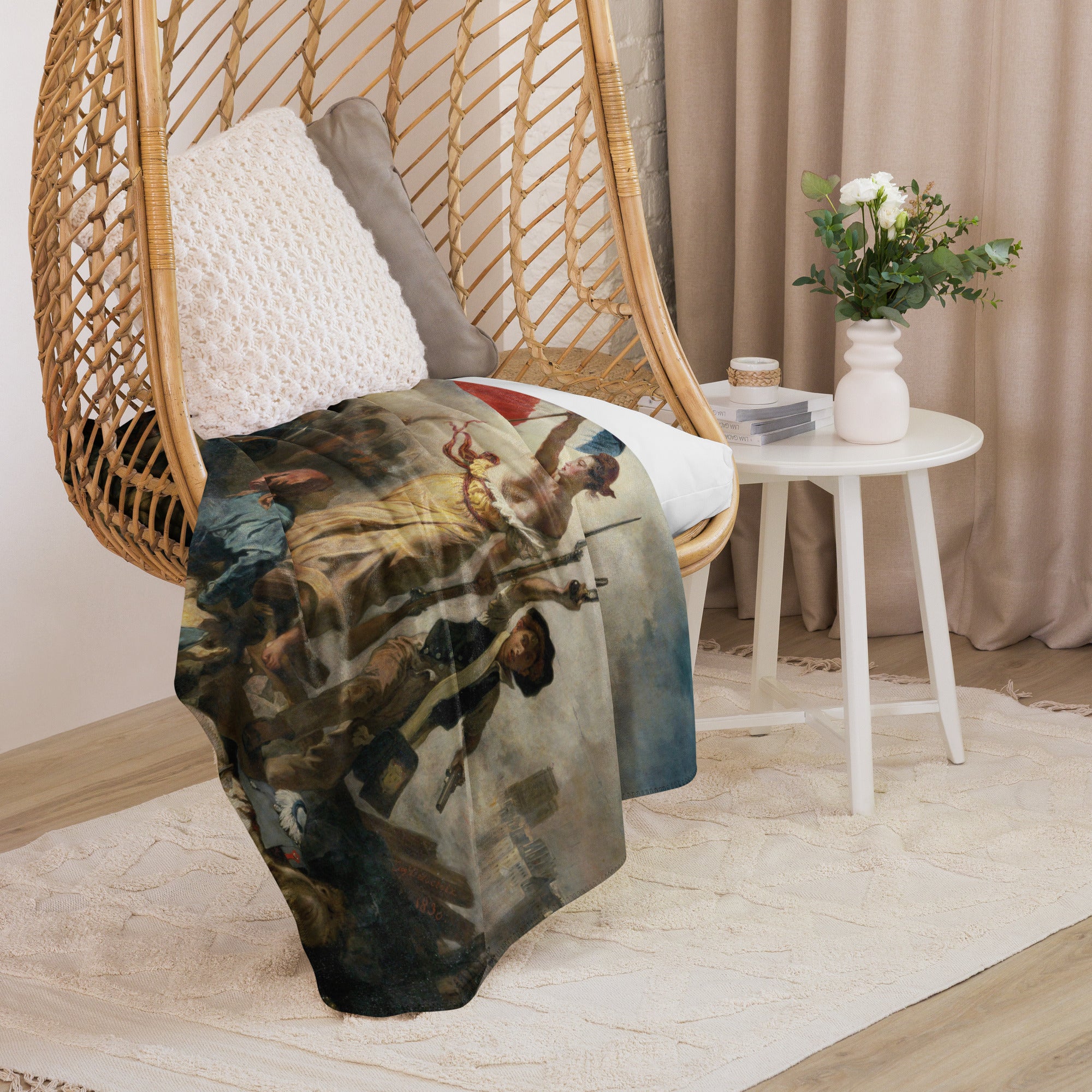 Sherpa blanket Liberty Leading the People