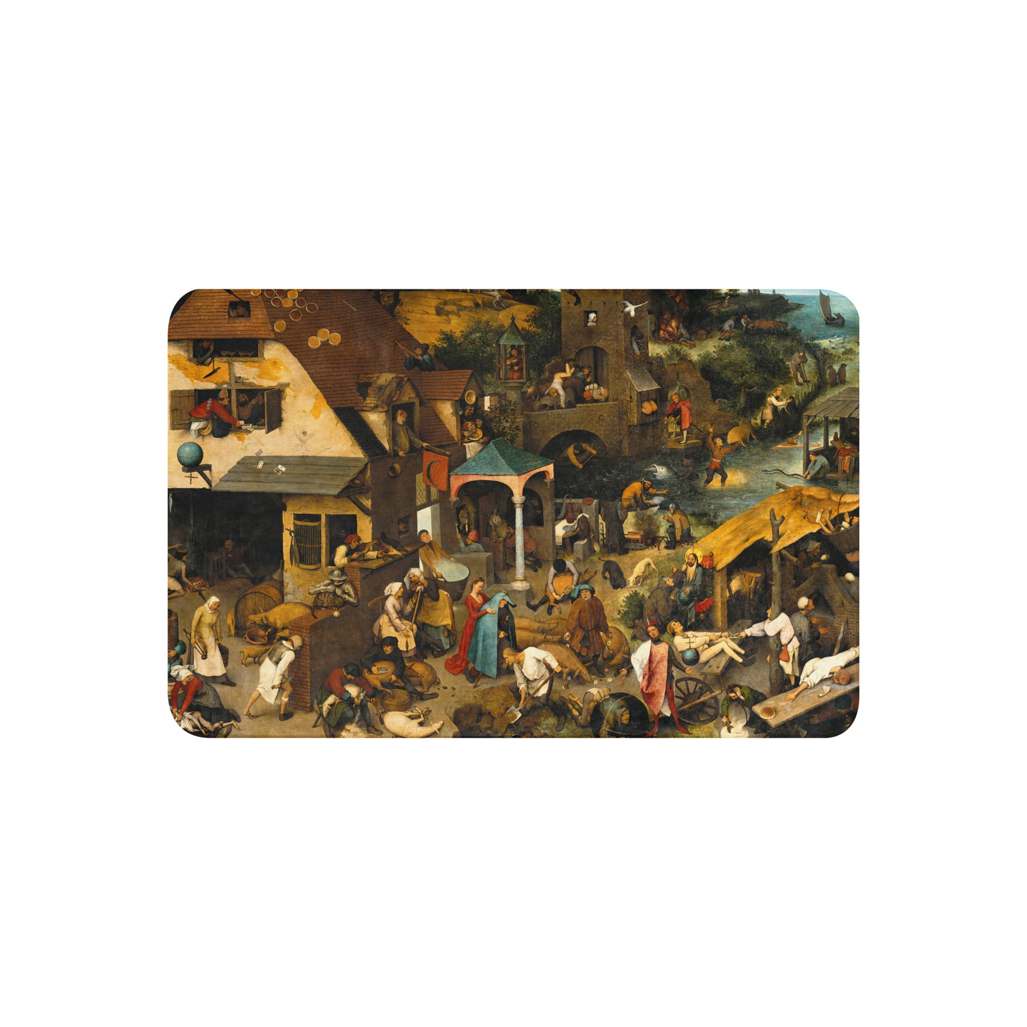 Sherpa blanket Netherlandish Proverbs