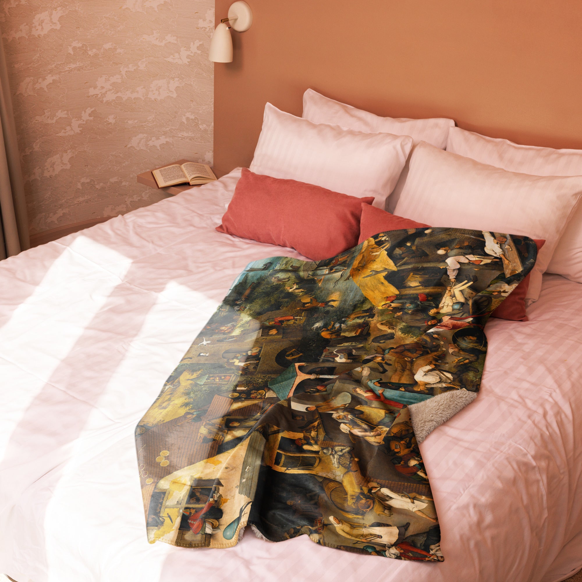 Sherpa blanket Netherlandish Proverbs