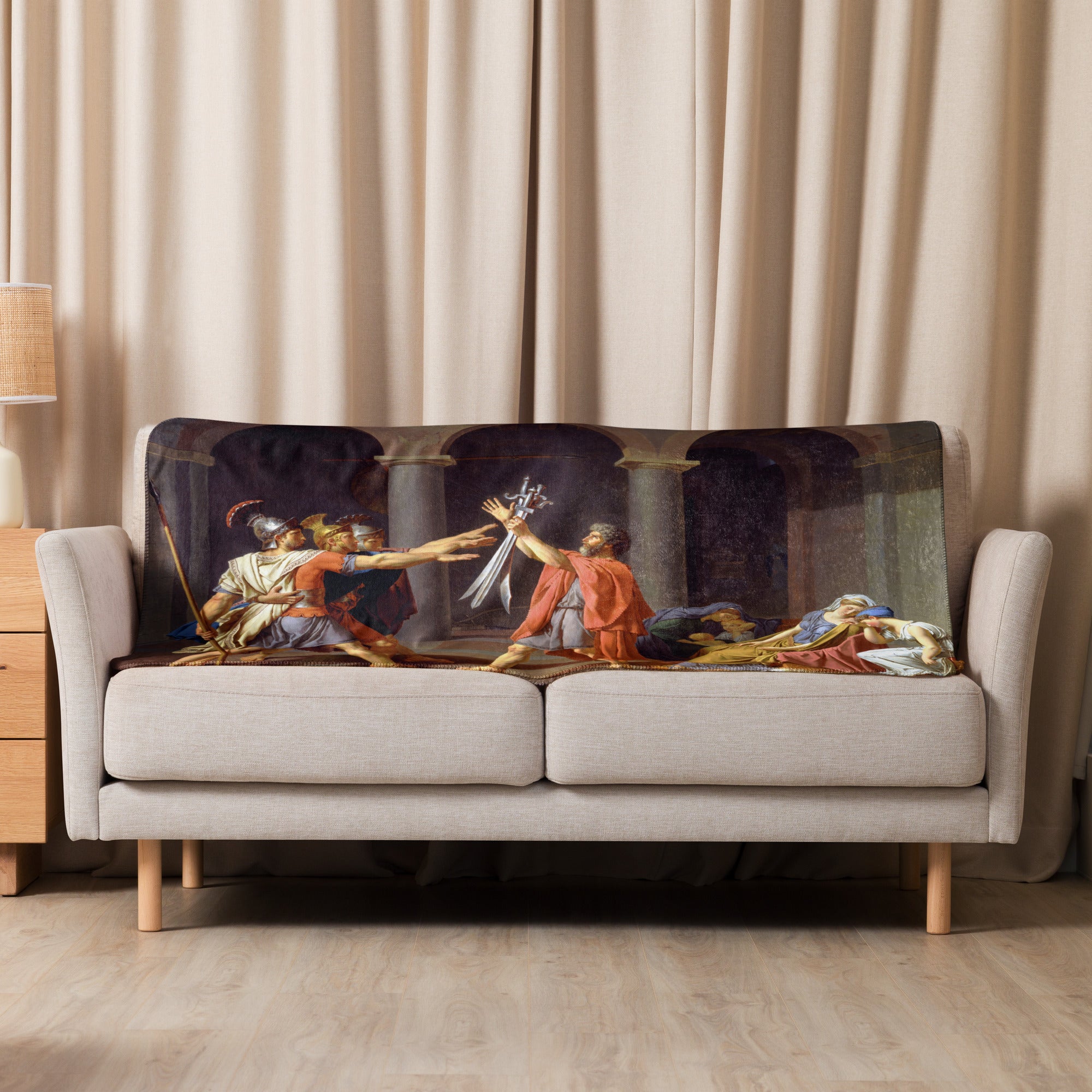 Sherpa blanket Oath of the Horatii