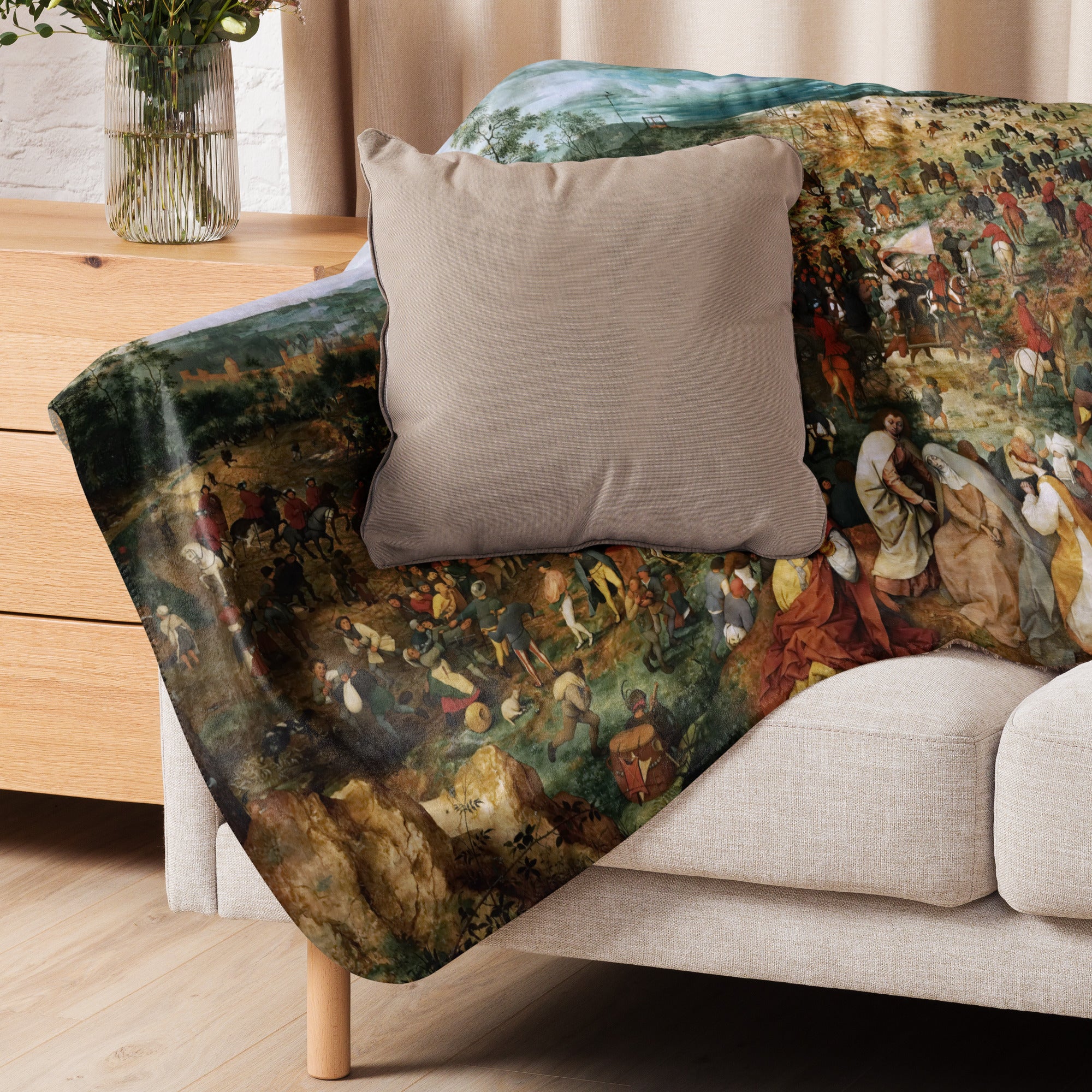 Sherpa blanket The Procession to Calvary