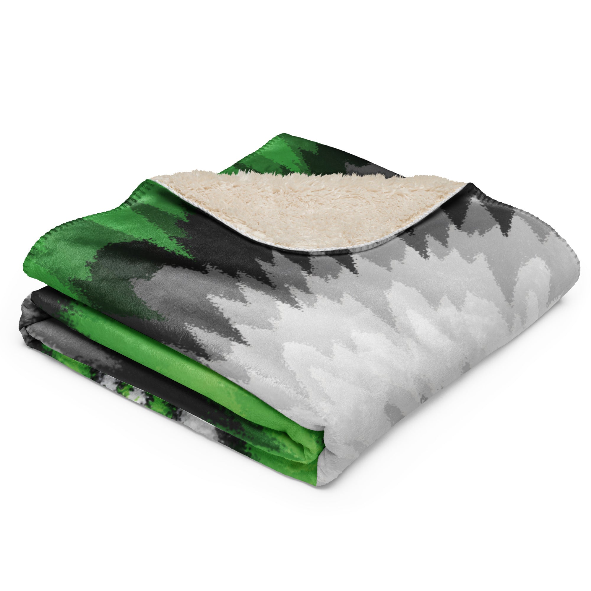 Sherpa blanket Tie Dye Spiral Aromantic