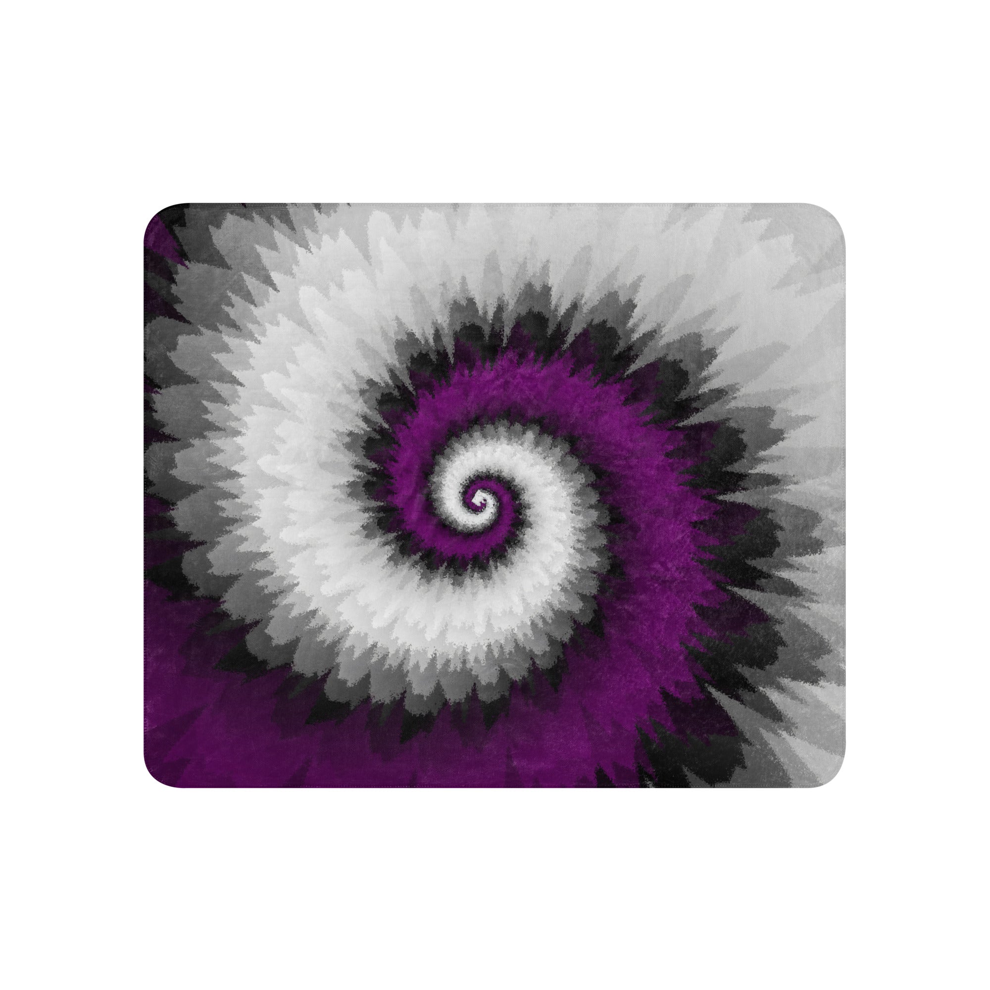 Sherpa blanket Tie Dye Spiral Asexual