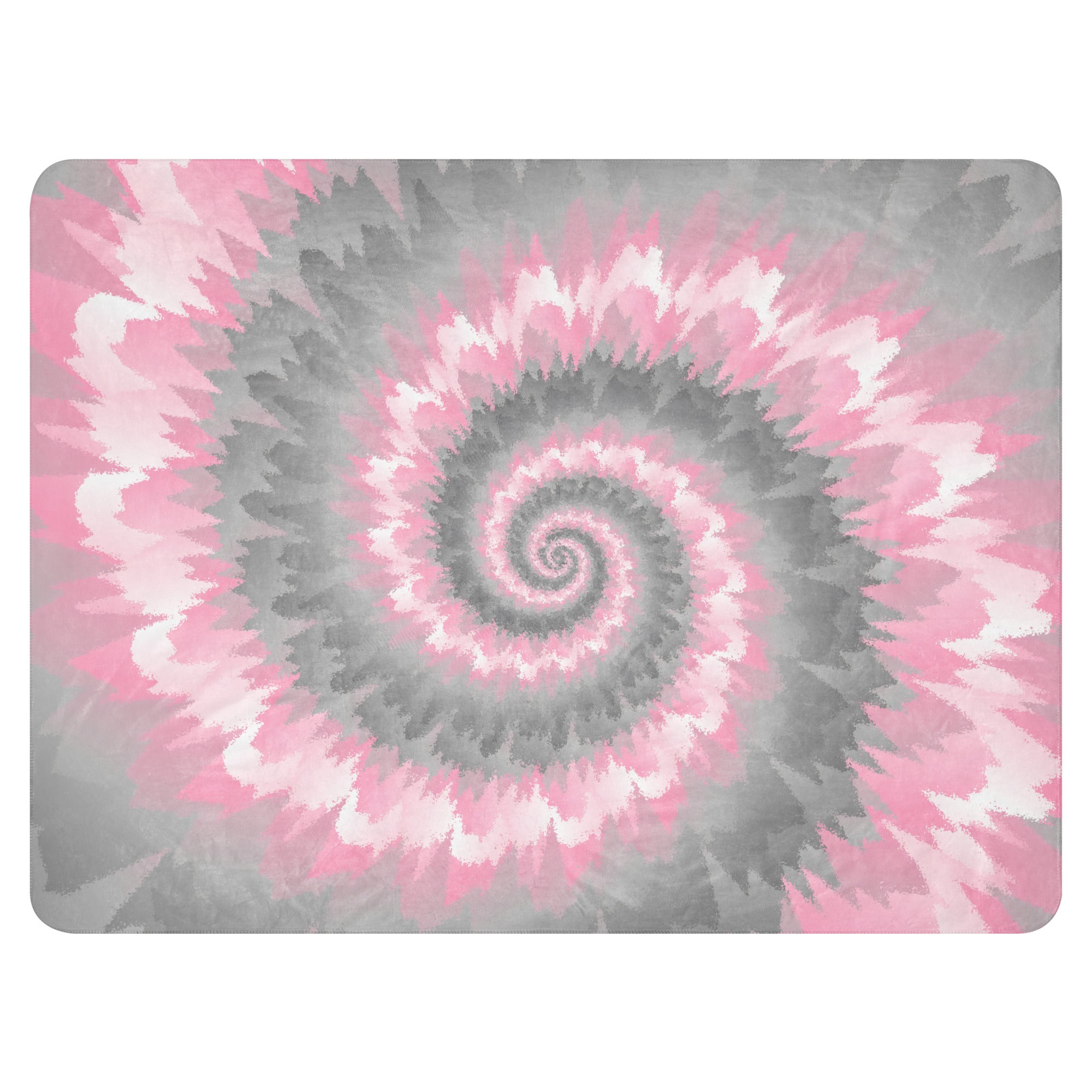 Sherpa blanket Tie Dye Spiral Demigirl