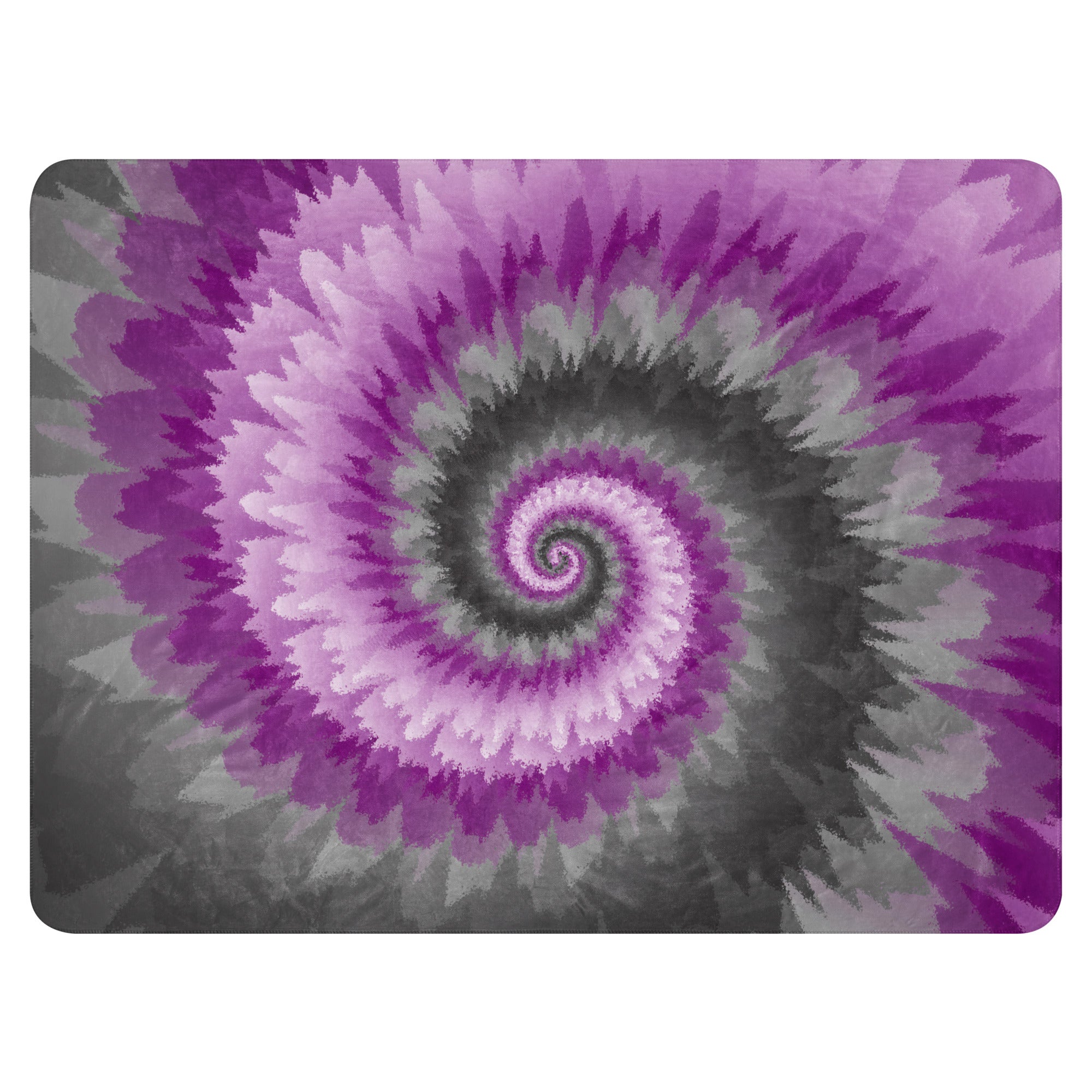 Sherpa blanket Tie Dye Spiral Demisexual