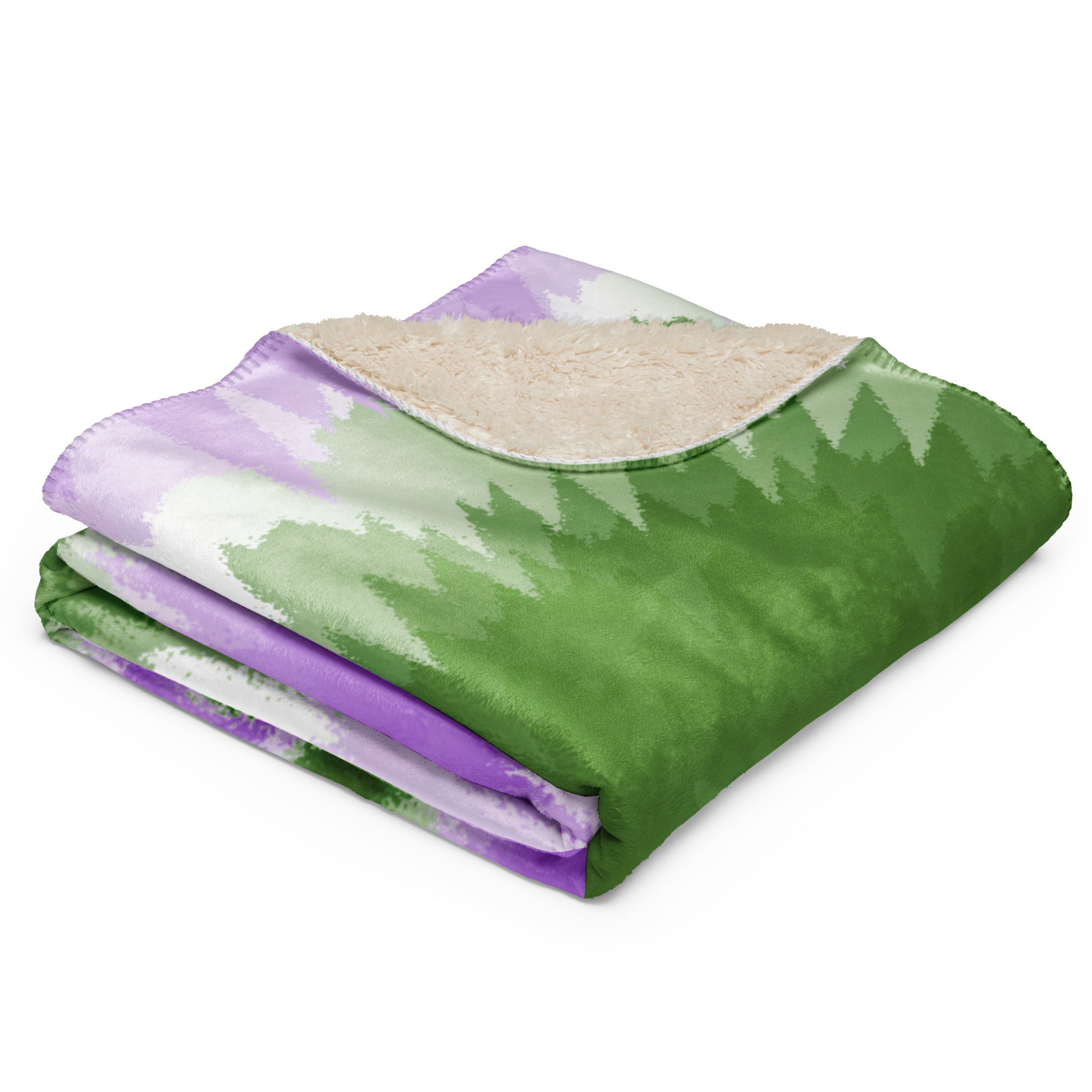 Sherpa blanket Tie Dye Spiral Genderqueer