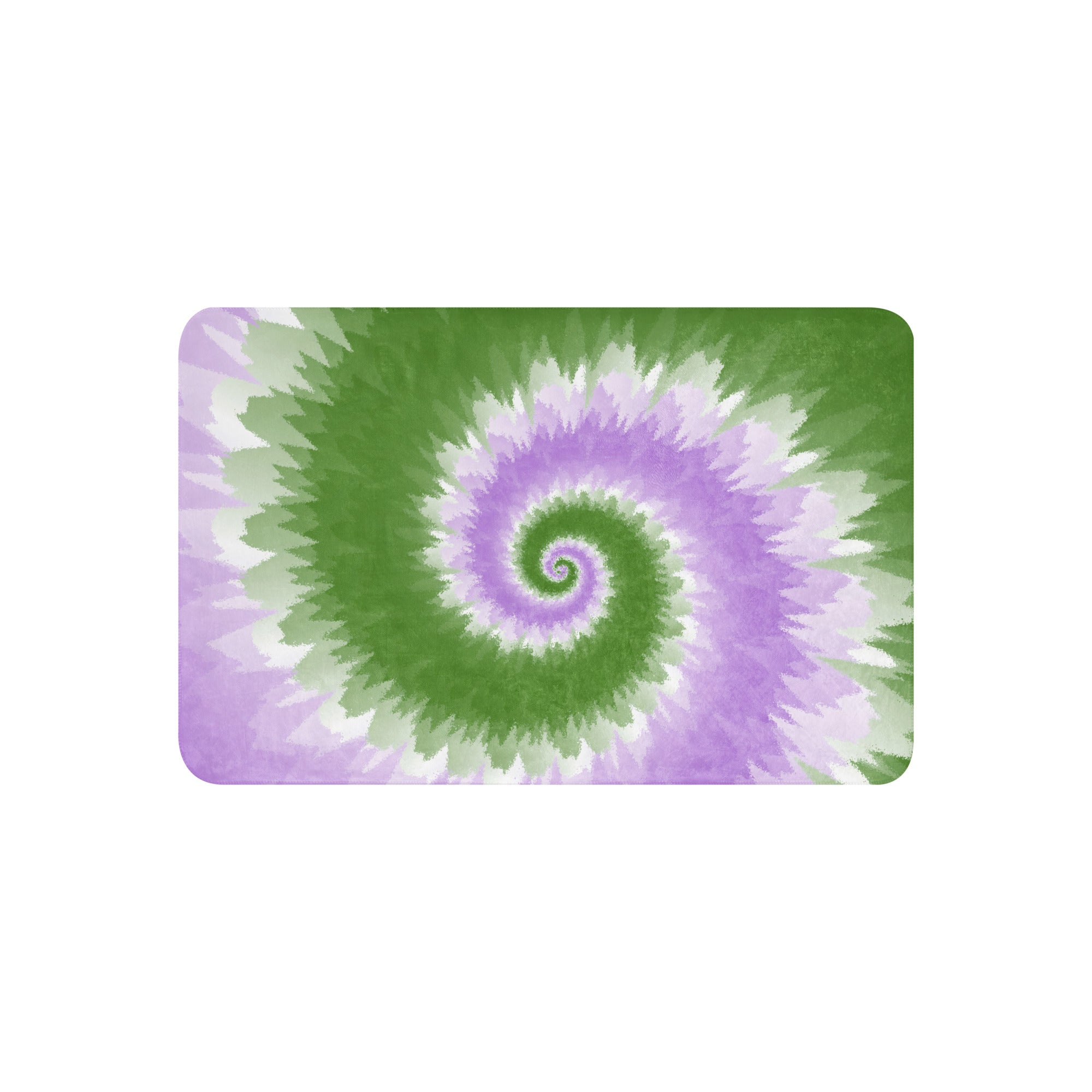 Sherpa blanket Tie Dye Spiral Genderqueer