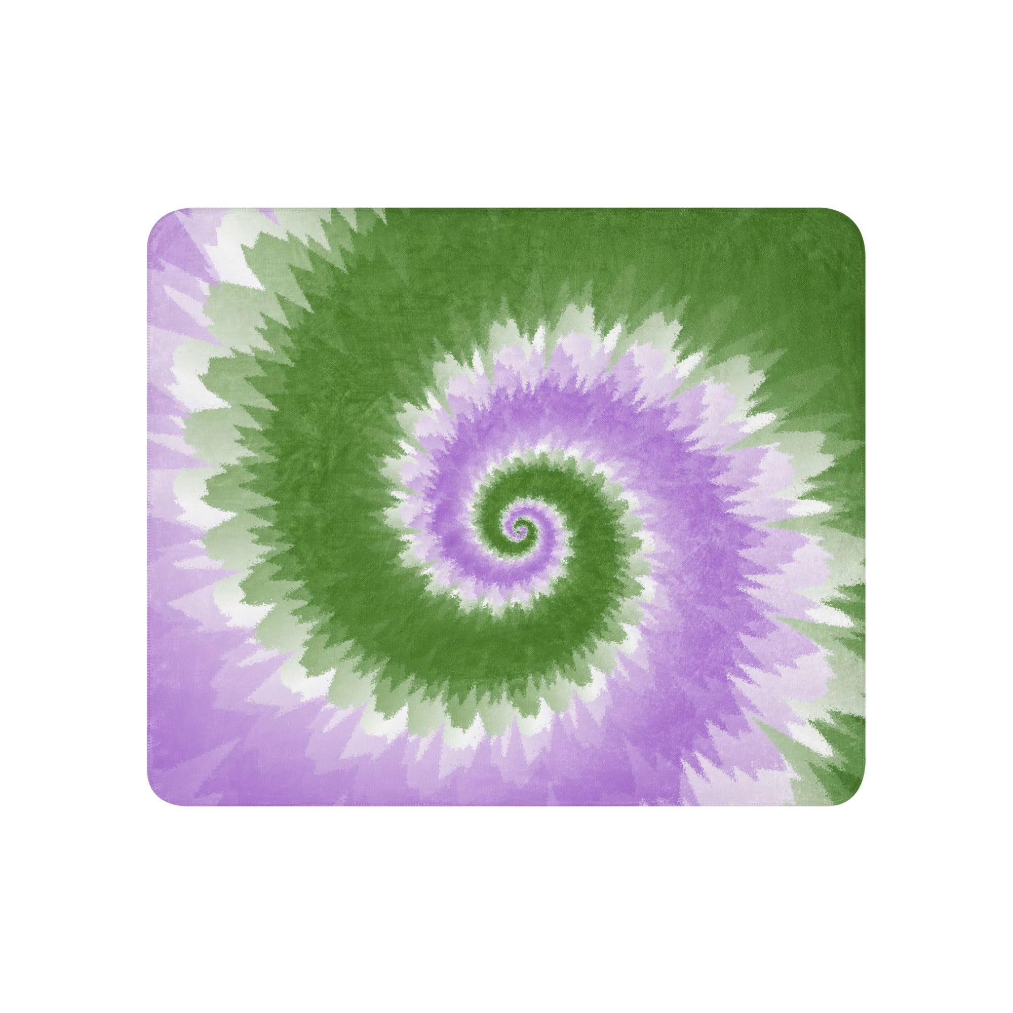 Sherpa blanket Tie Dye Spiral Genderqueer