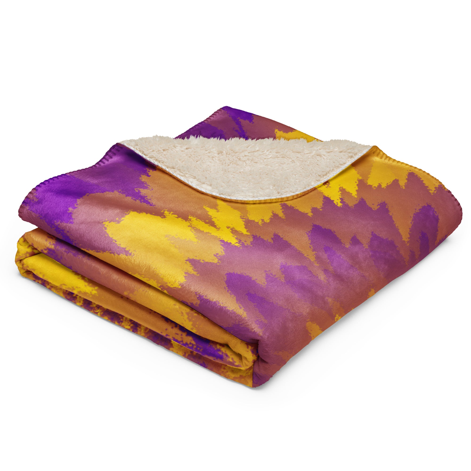 Sherpa blanket Tie Dye Spiral Intersex