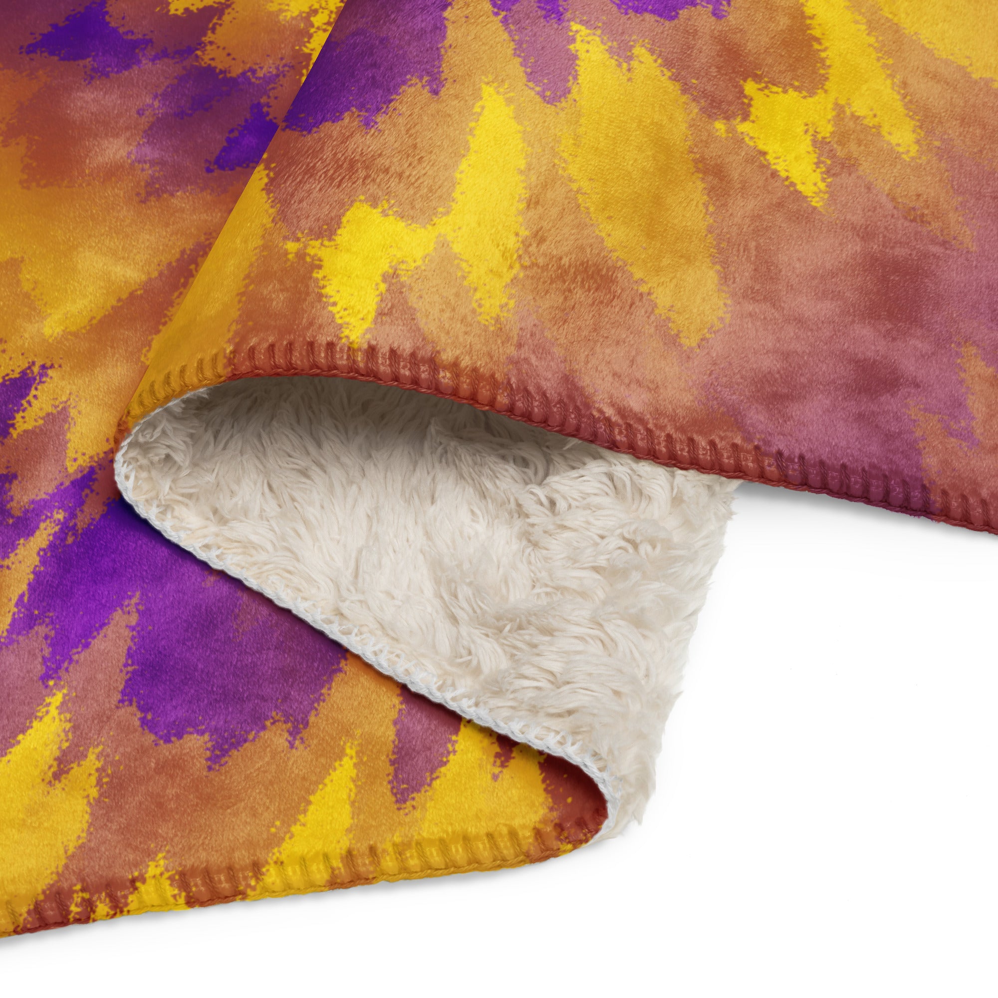 Sherpa blanket Tie Dye Spiral Intersex