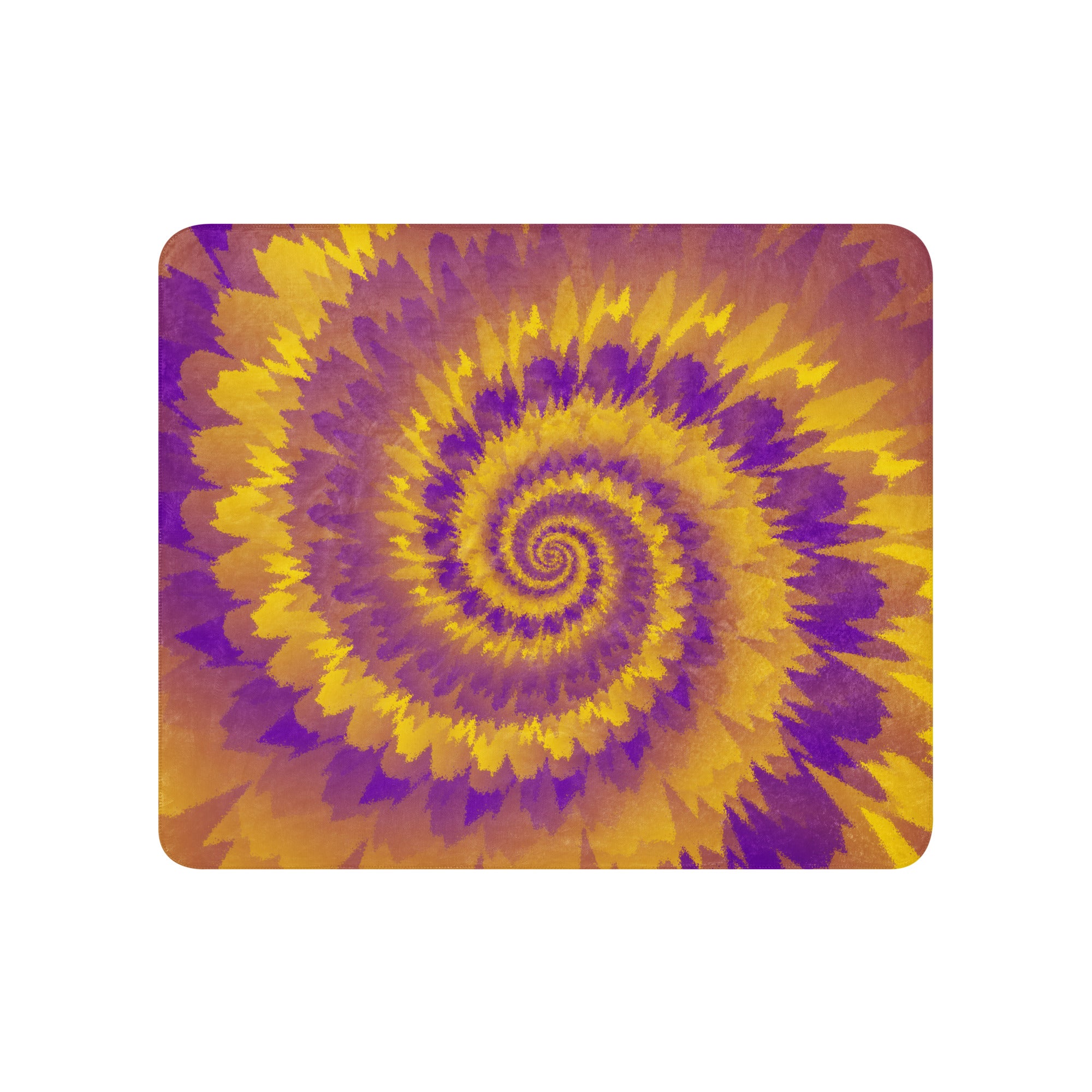 Sherpa blanket Tie Dye Spiral Intersex
