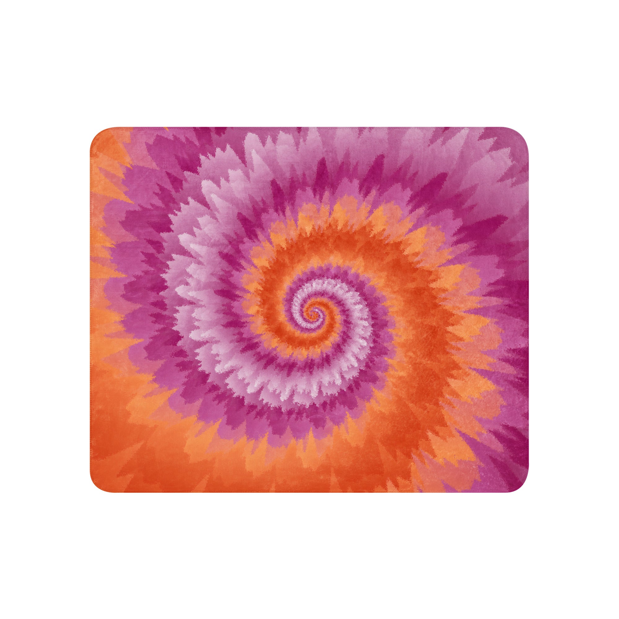 Sherpa blanket Tie Dye Spiral Lesbian