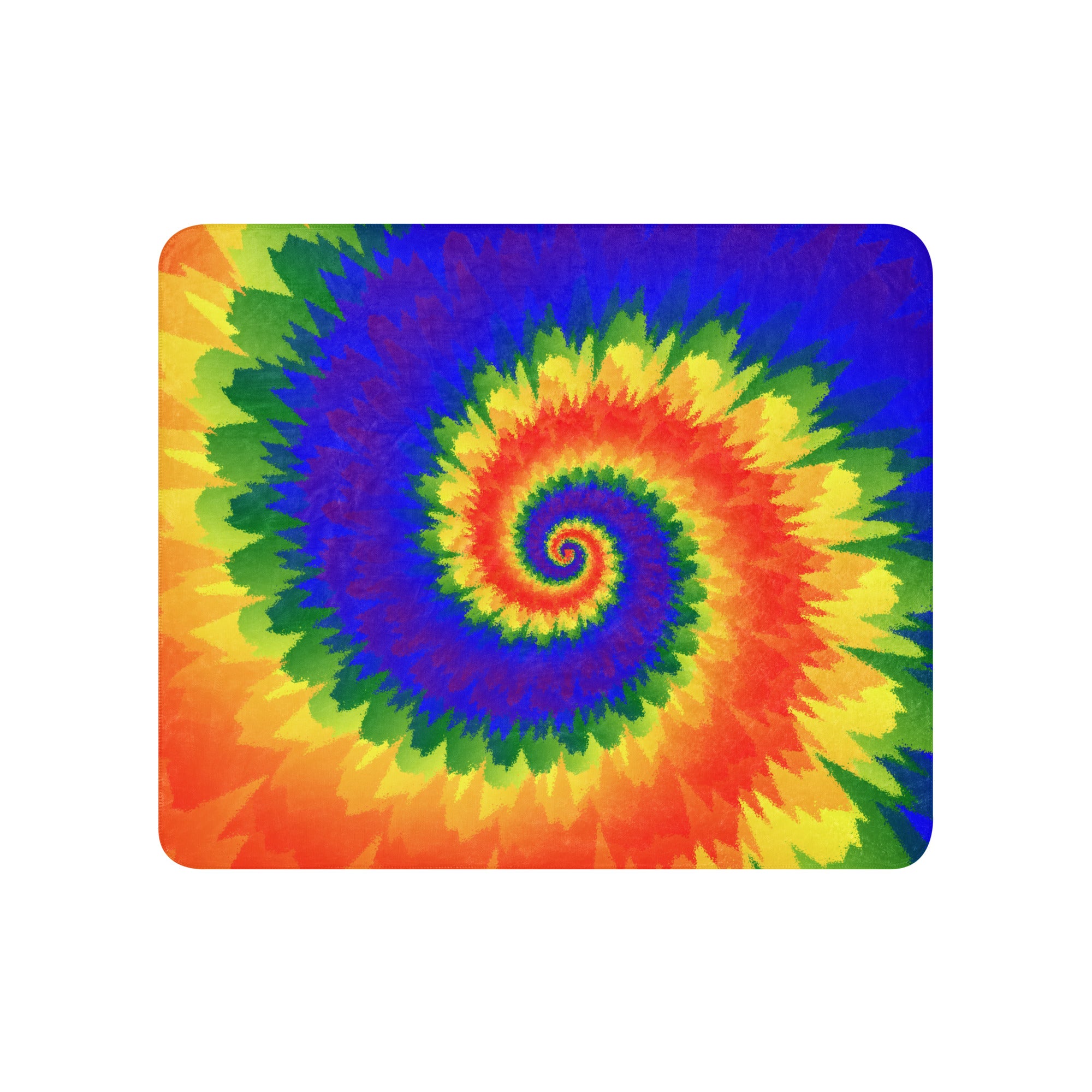 Sherpa blanket Tie Dye Spiral LGBTQ