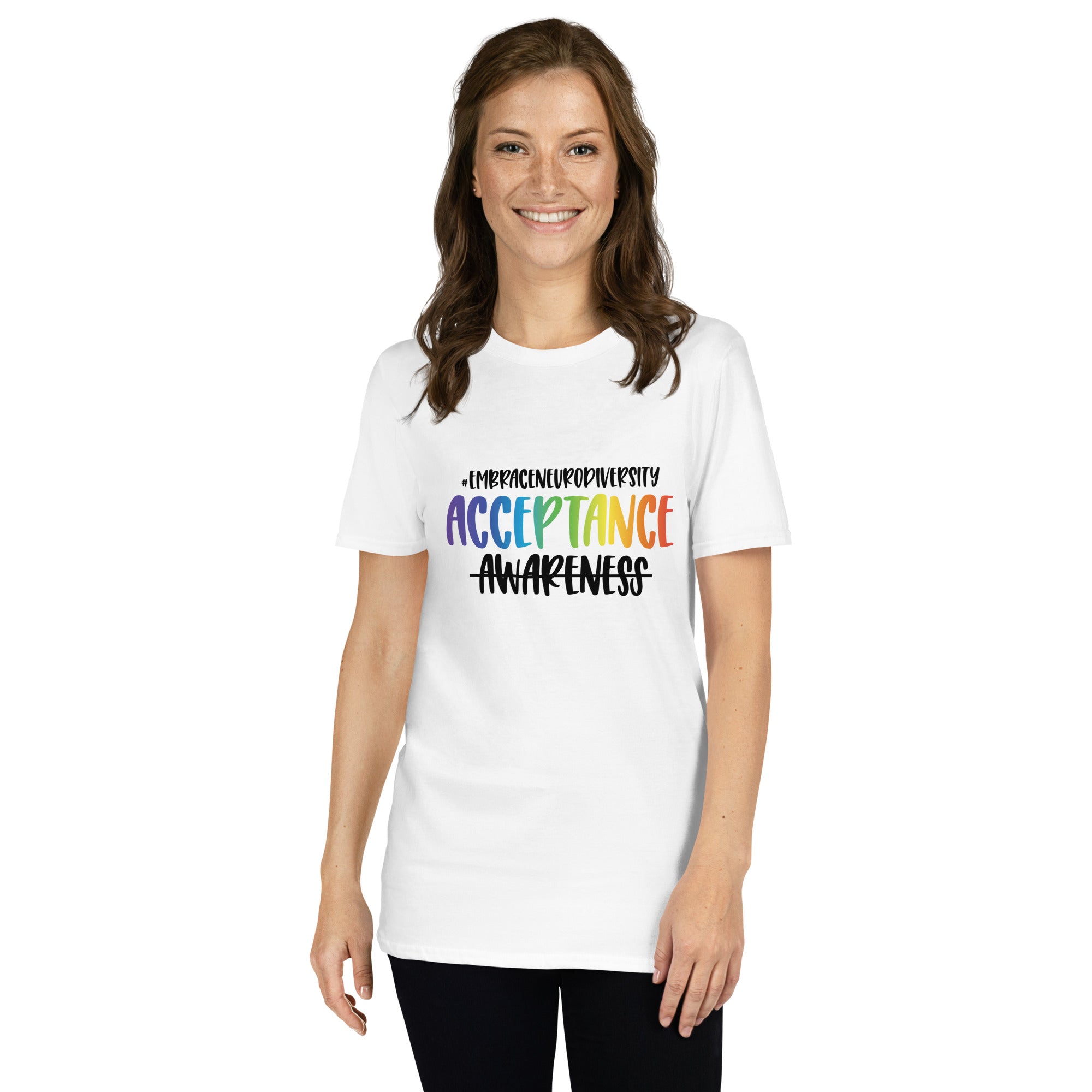 Short Sleeve Unisex T Shirt ADHD Embrace Neuro diversity