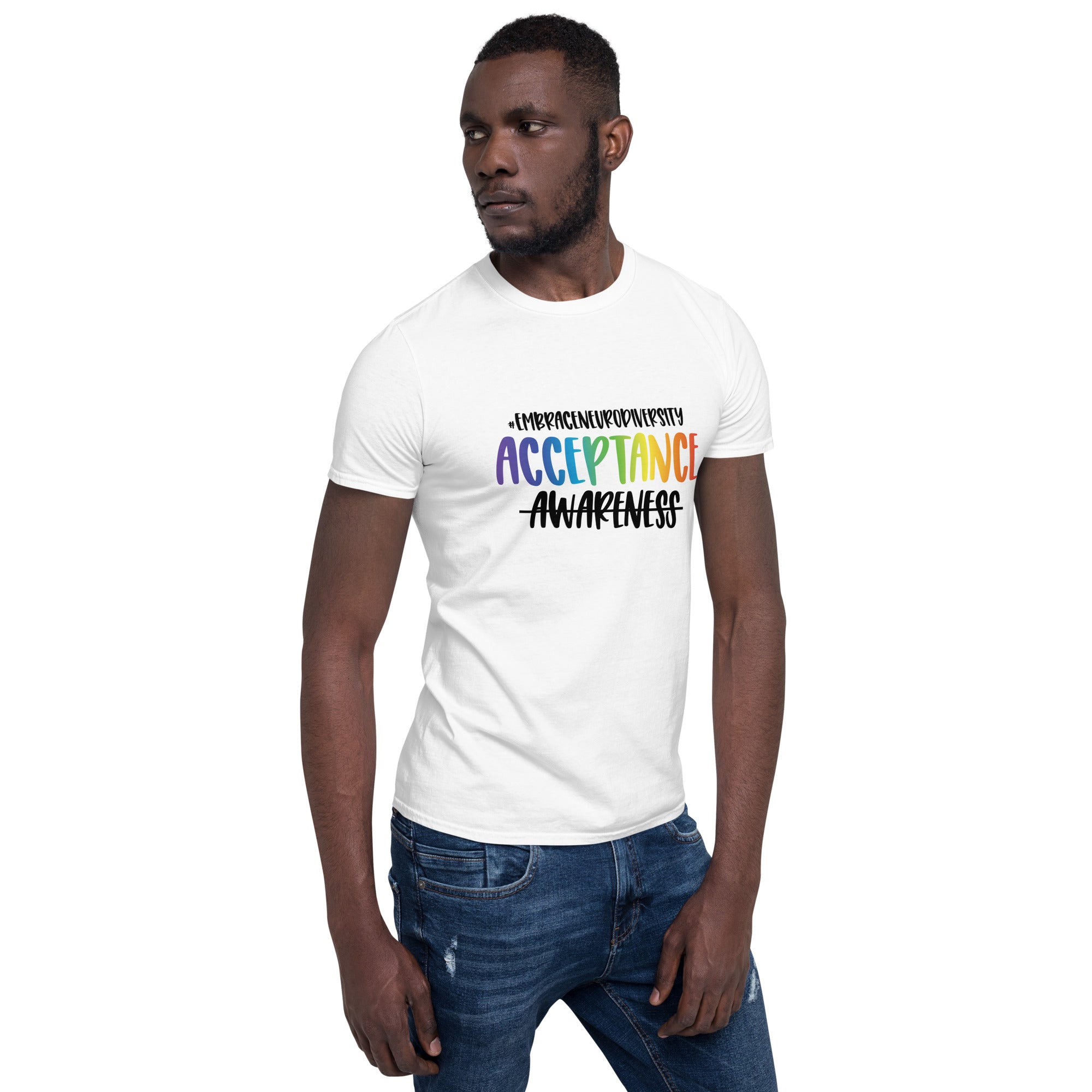 Short Sleeve Unisex T Shirt ADHD Embrace Neuro diversity