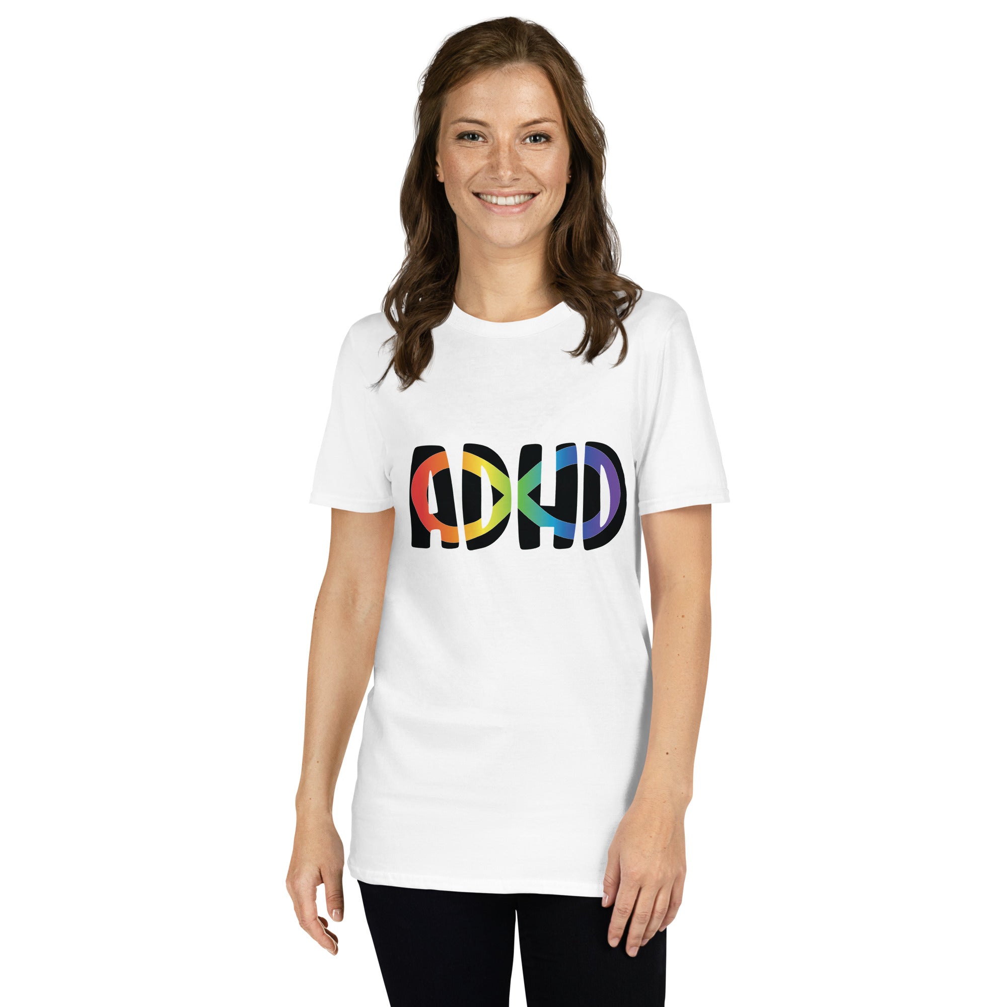 Short Sleeve Unisex T Shirt ADHD Infinity