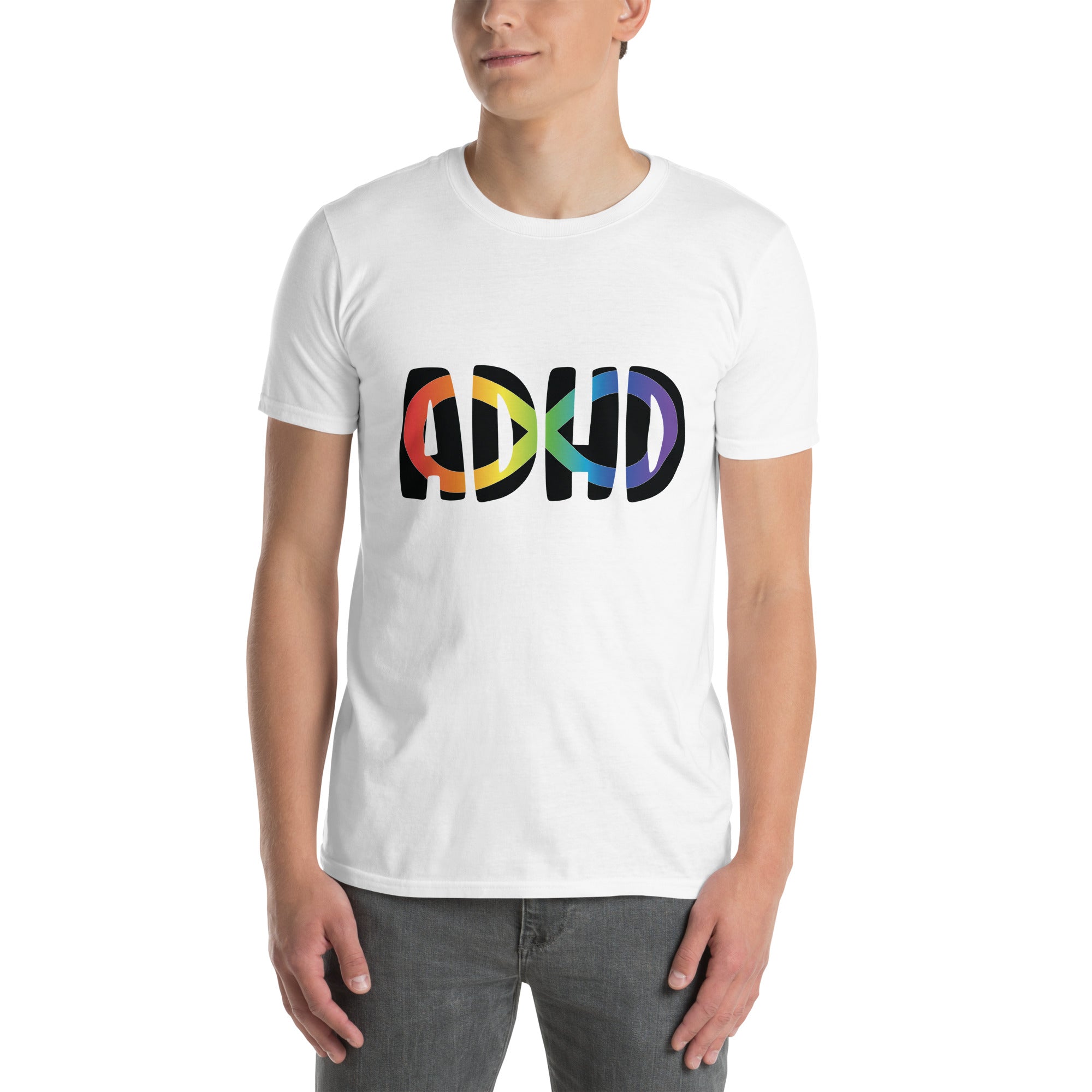 Short Sleeve Unisex T Shirt ADHD Infinity